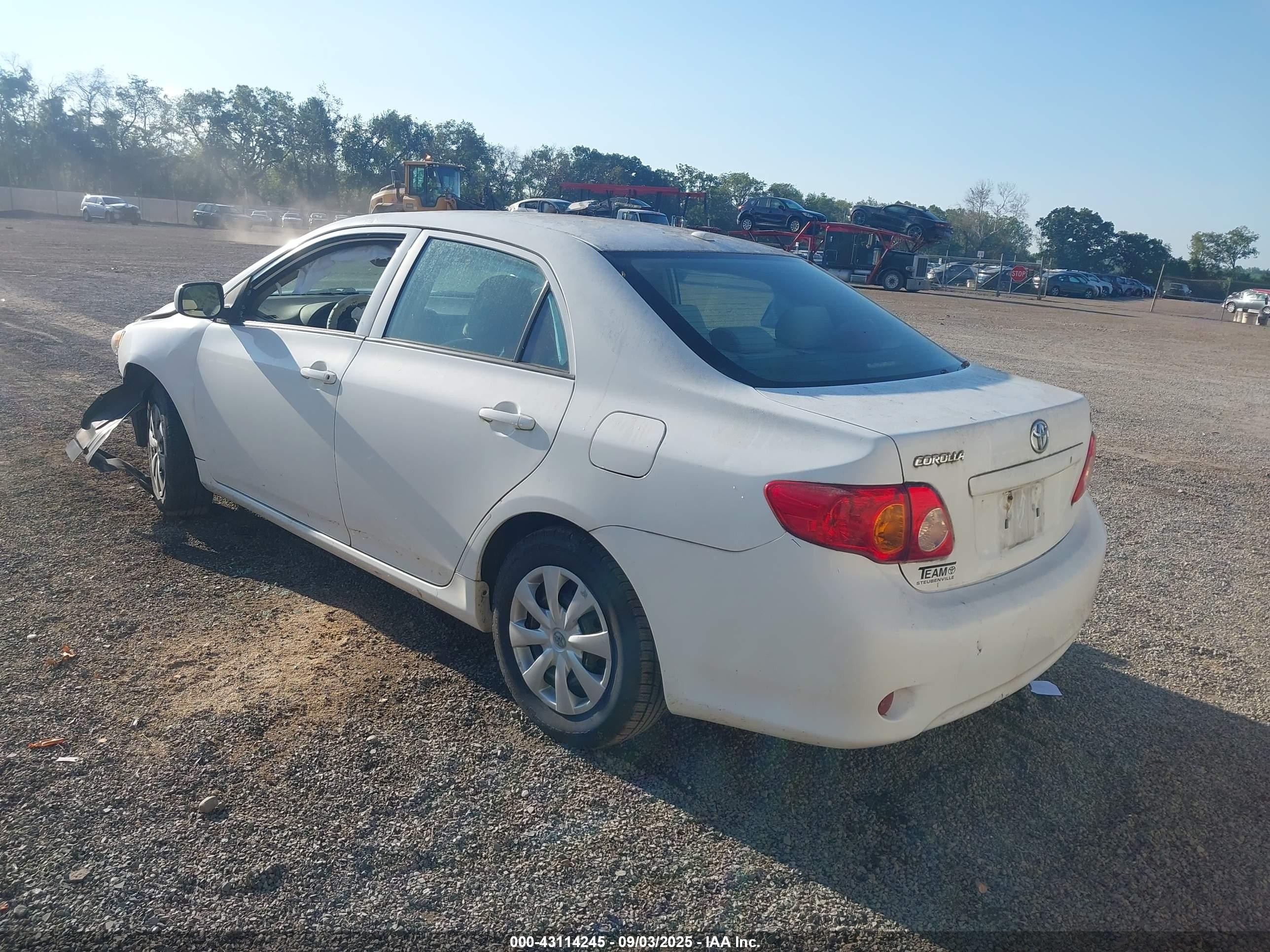 2010 Toyota Corolla Le White vin: 2T1BU4EE5AC228110