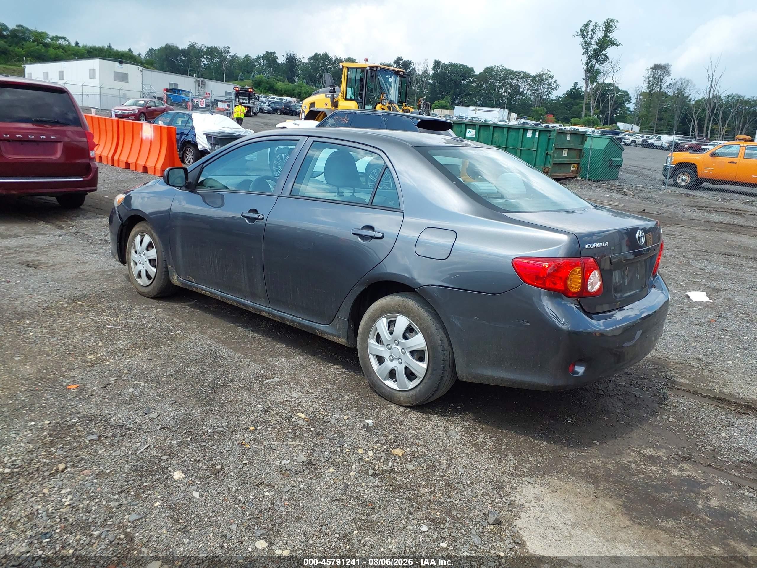2010 Toyota Corolla Le Gray vin: 2T1BU4EE5AC243092