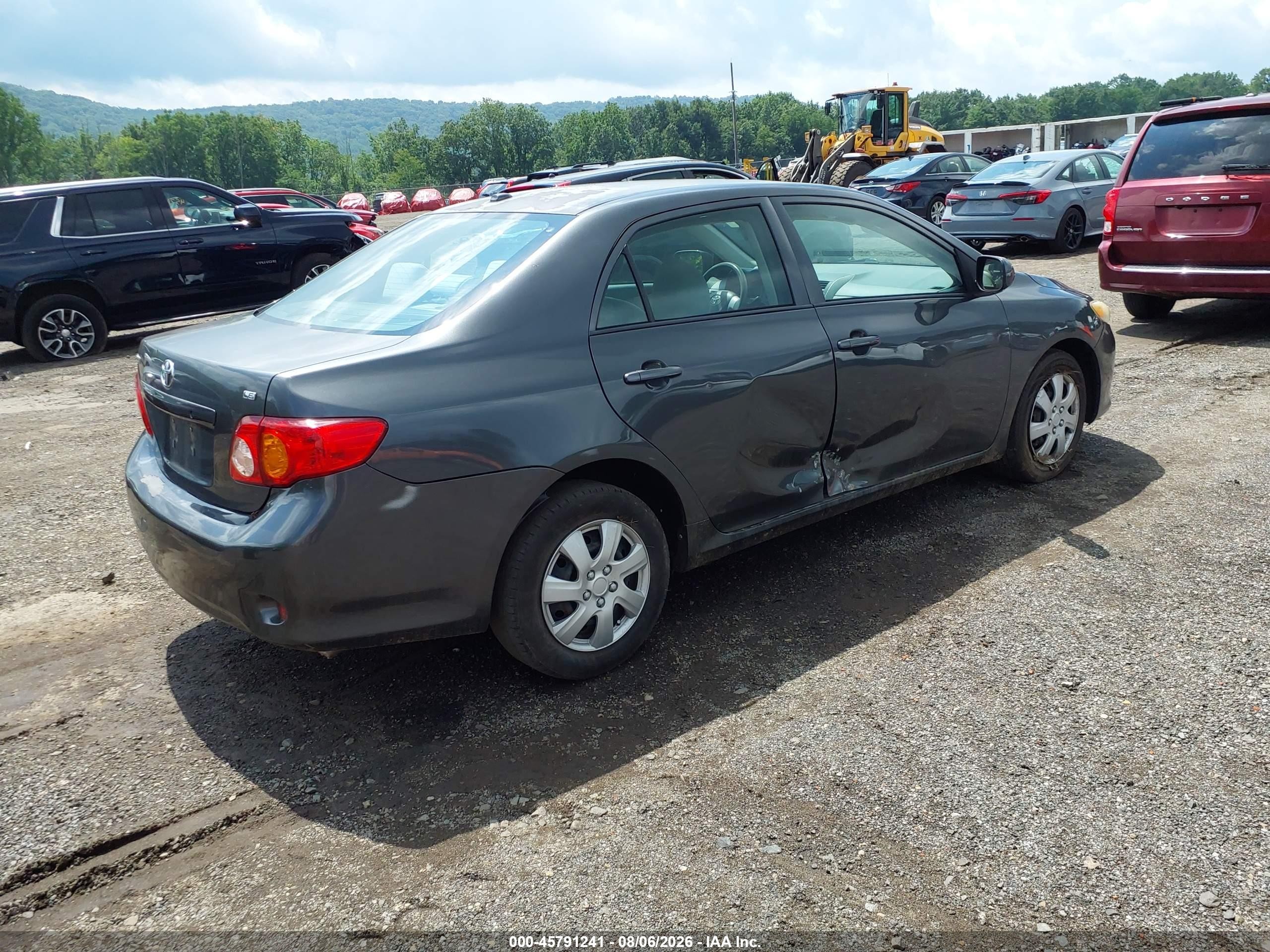 2010 Toyota Corolla Le Gray vin: 2T1BU4EE5AC243092