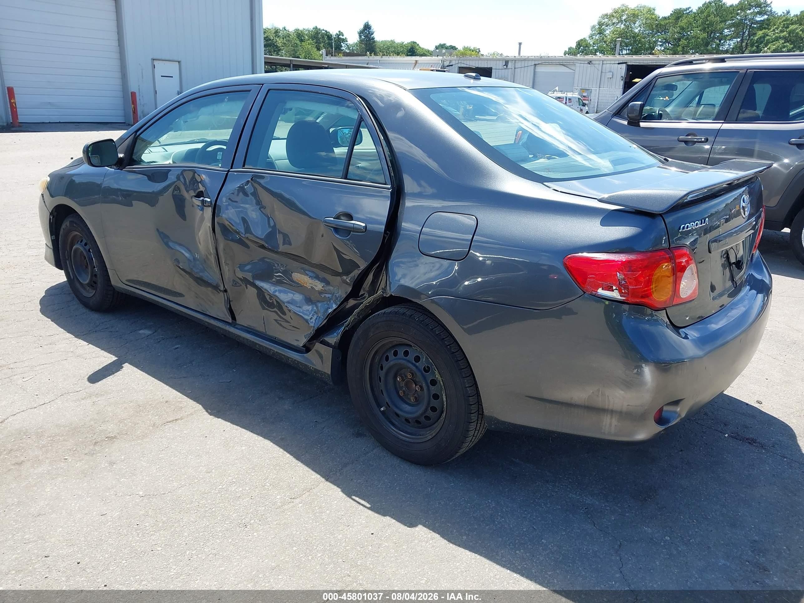 2010 Toyota Corolla Le Gray vin: 2T1BU4EE5AC247675