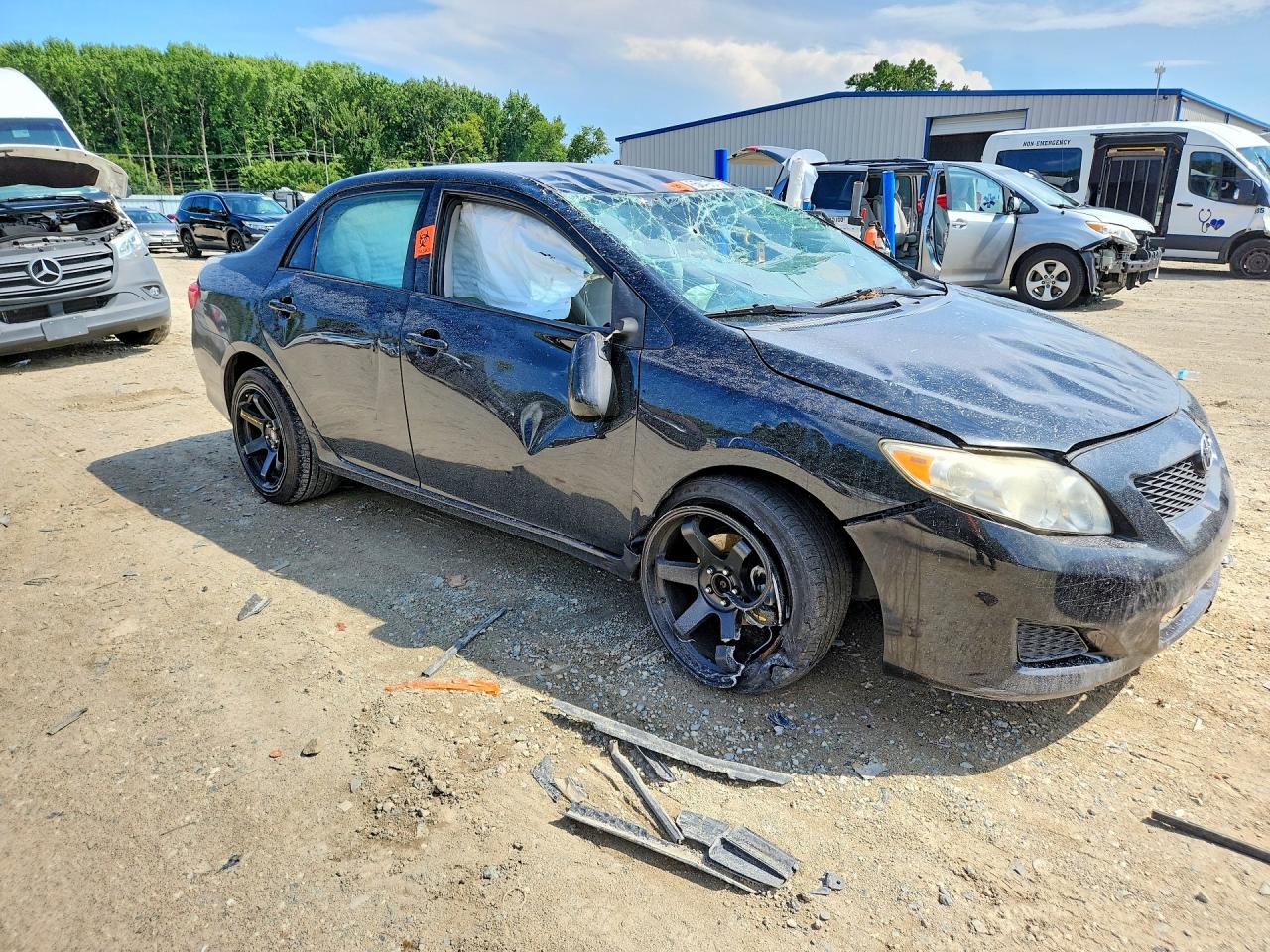 2010 Toyota Corolla Le Black vin: 2T1BU4EE5AC251984