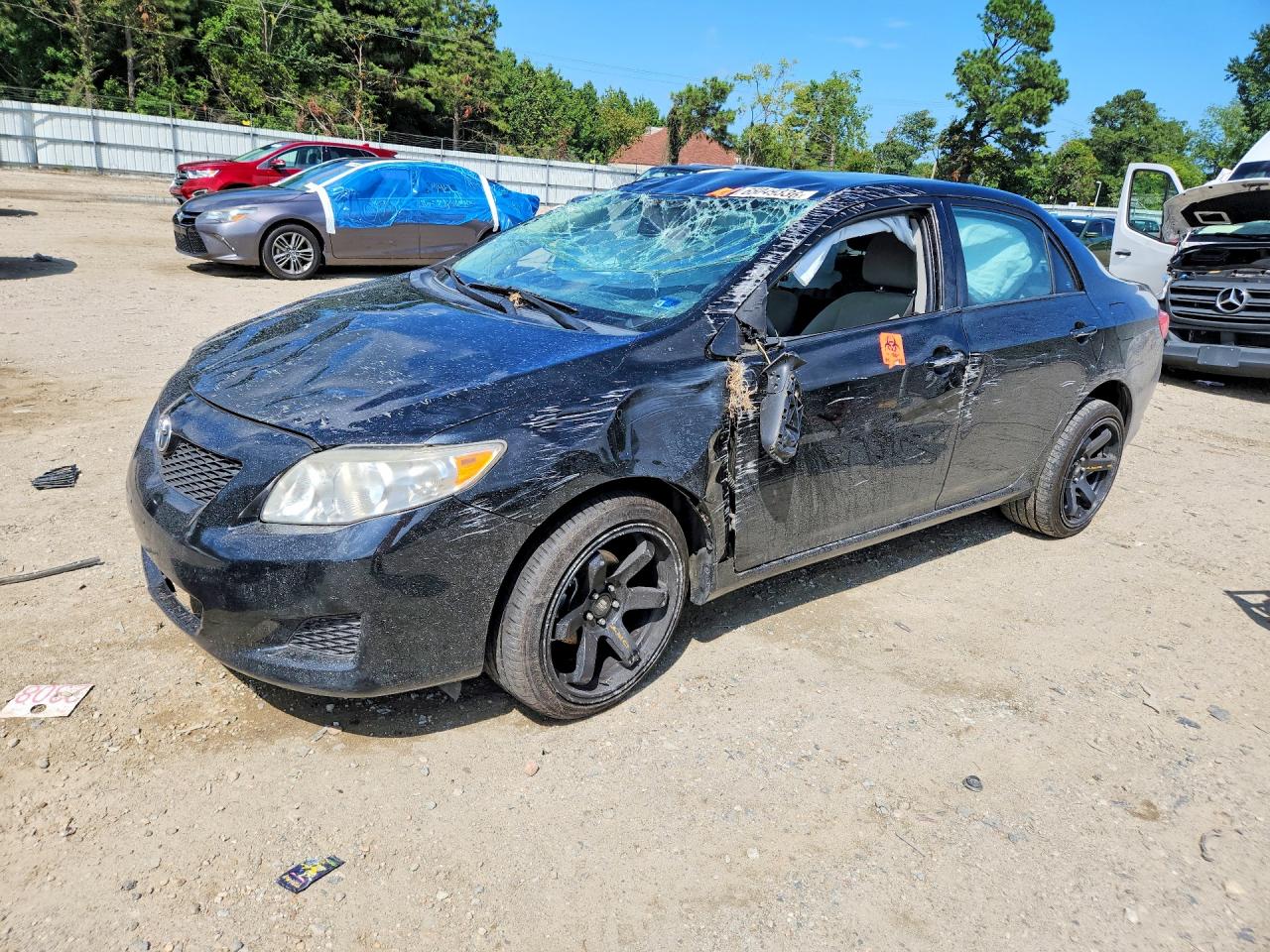 2010 Toyota Corolla Le Черный vin: 2T1BU4EE5AC251984