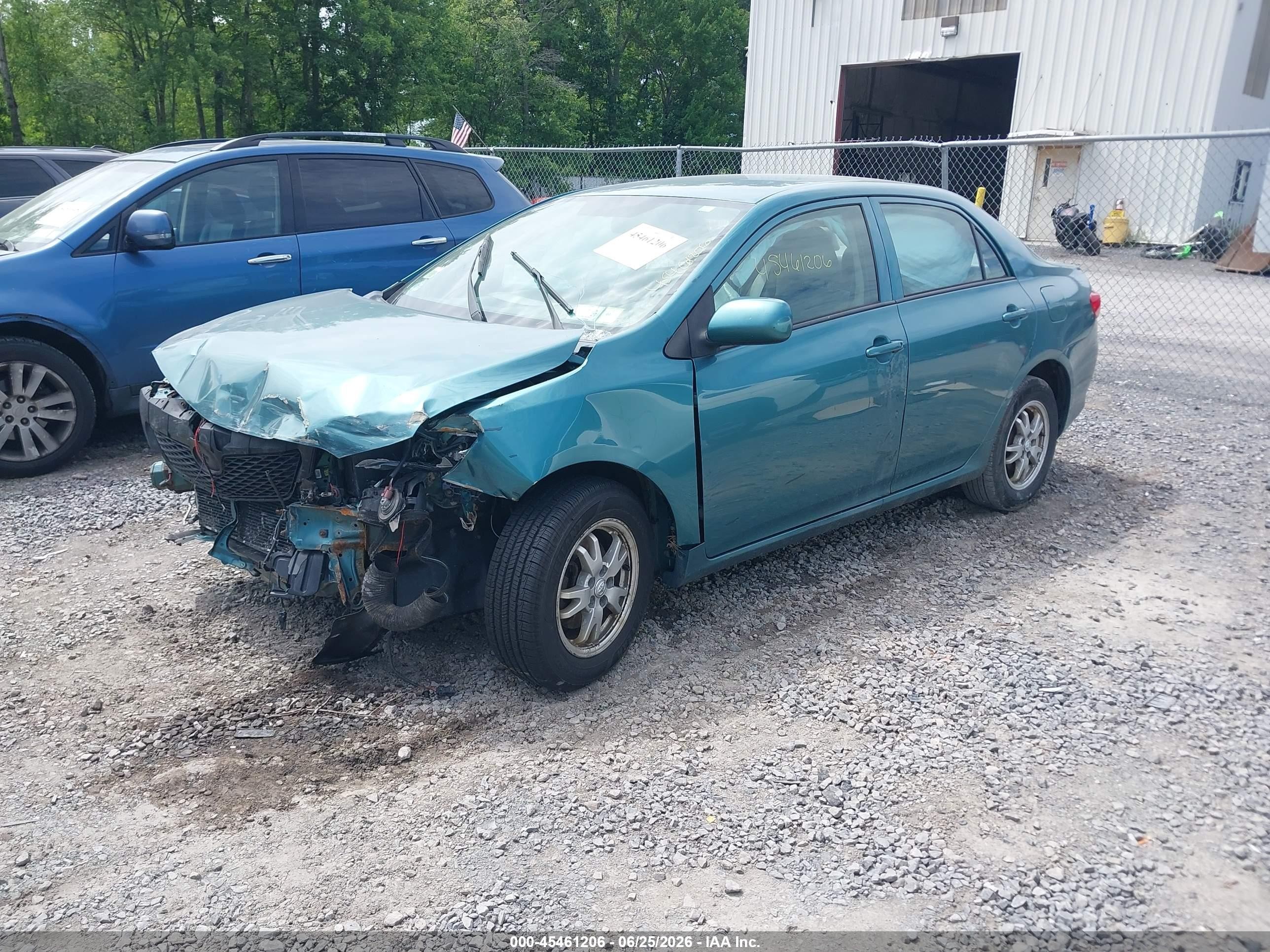 2010 Toyota Corolla Le Green vin: 2T1BU4EE5AC259082