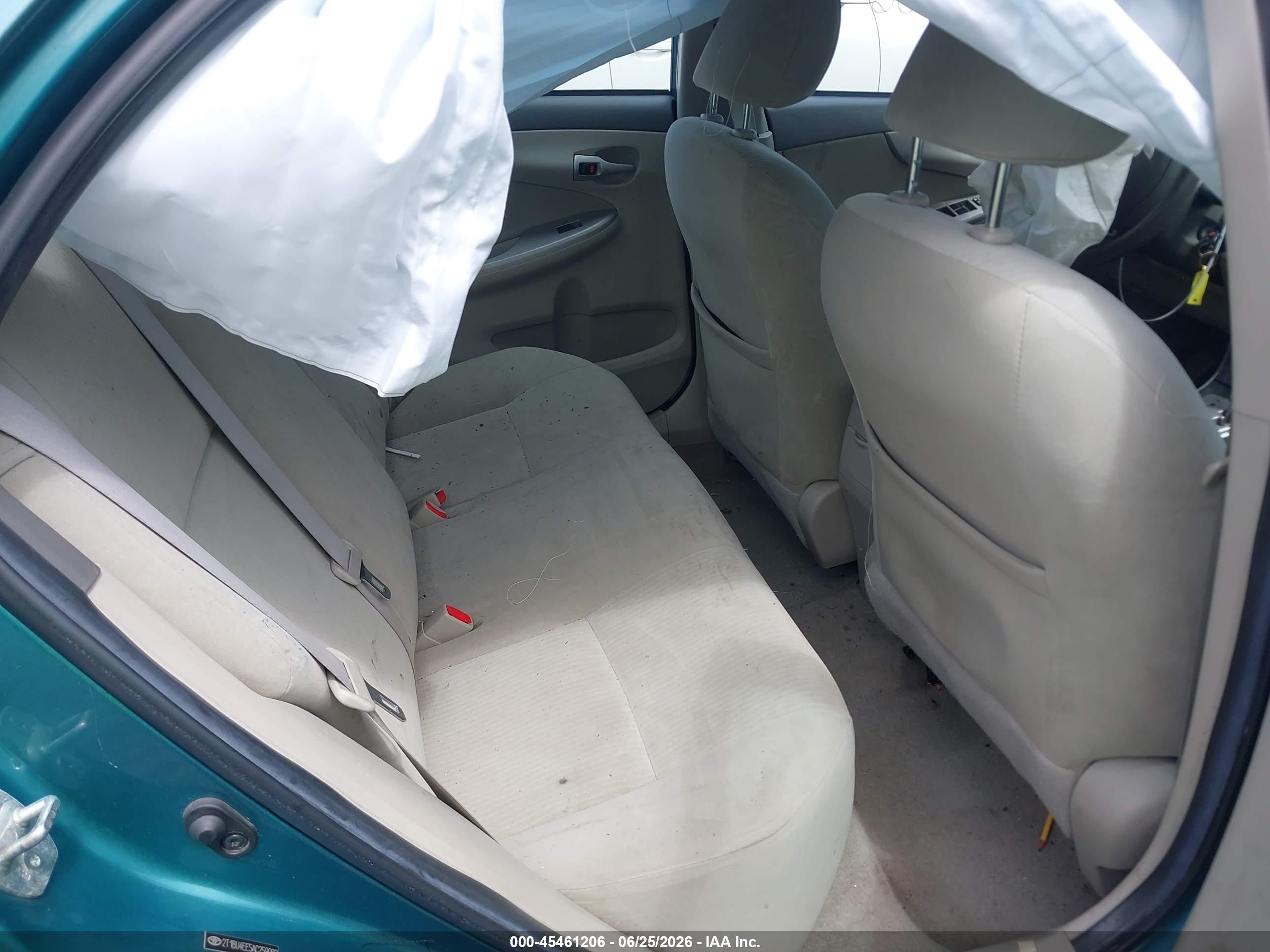 2010 Toyota Corolla Le Green vin: 2T1BU4EE5AC259082