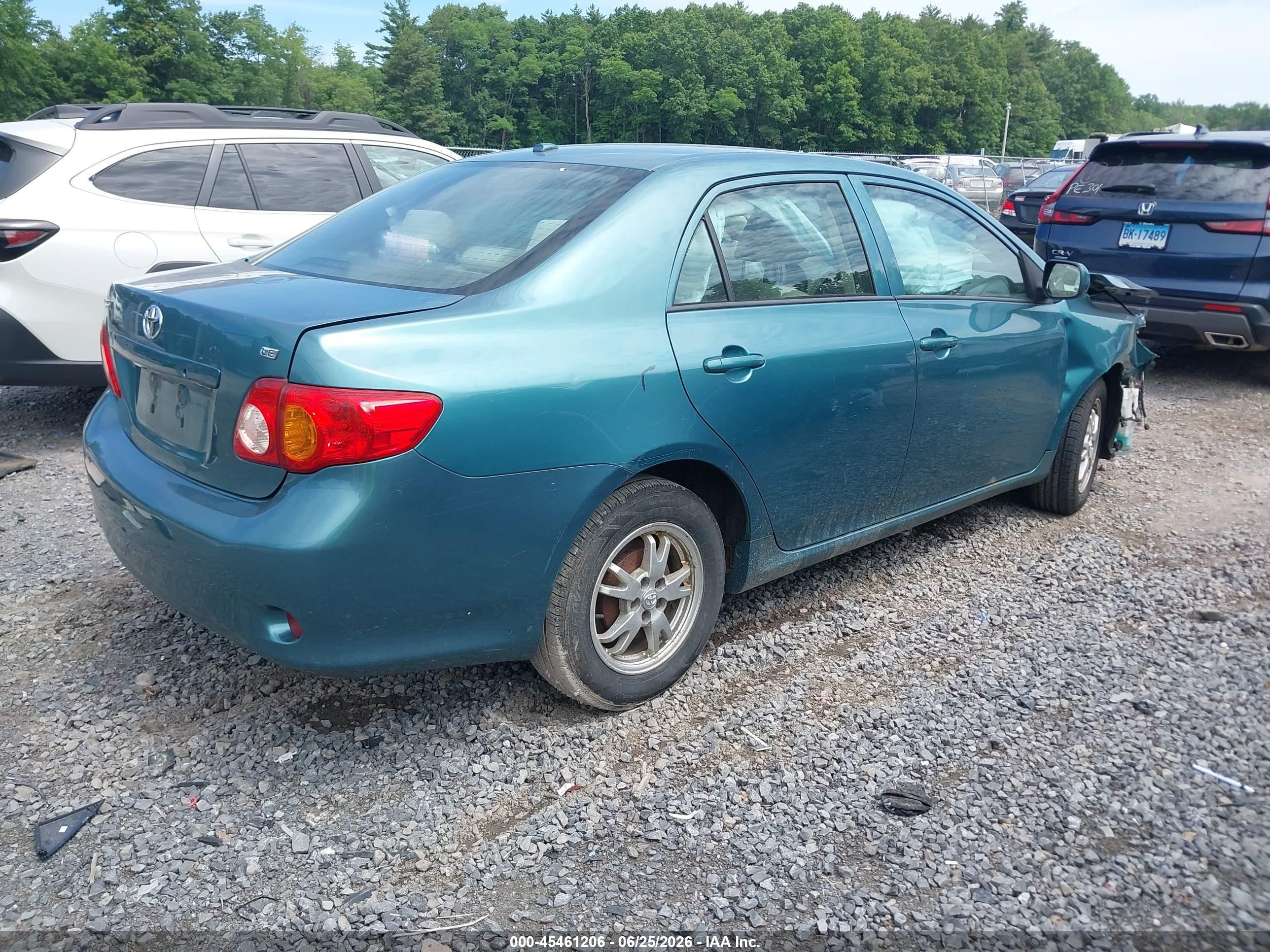 2010 Toyota Corolla Le Green vin: 2T1BU4EE5AC259082