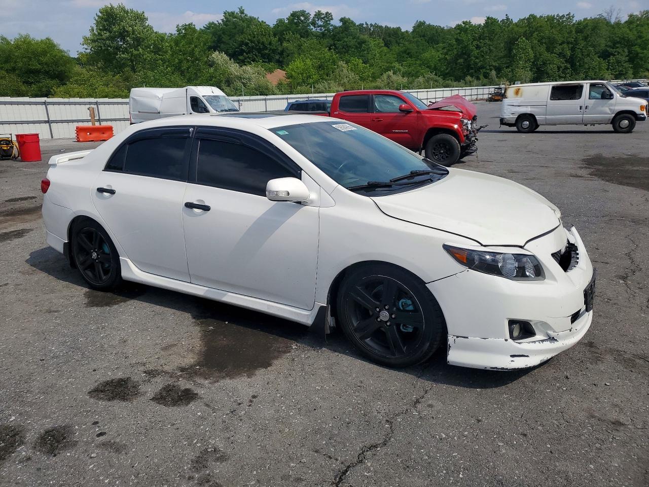 2010 Toyota Corolla S White vin: 2T1BU4EE5AC260586