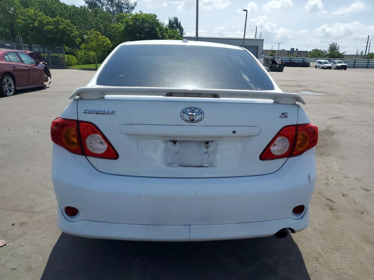 2010 Toyota Corolla S White vin: 2T1BU4EE5AC264427