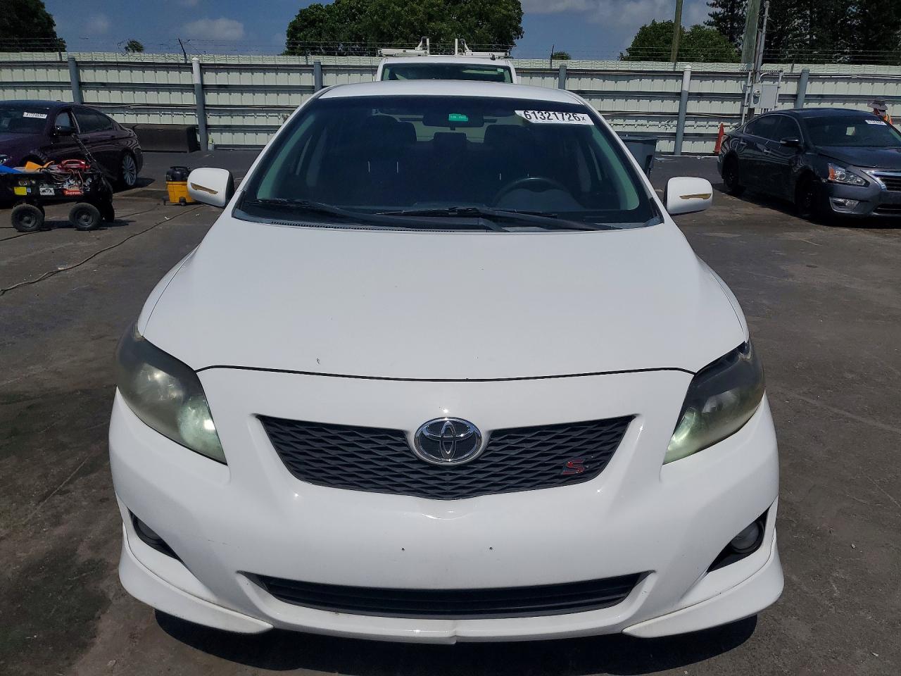 2010 Toyota Corolla S White vin: 2T1BU4EE5AC264427