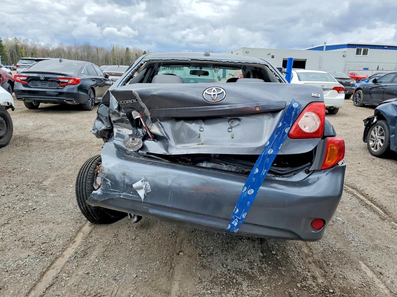2010 Toyota Corolla Base Gray vin: 2T1BU4EE5AC288923