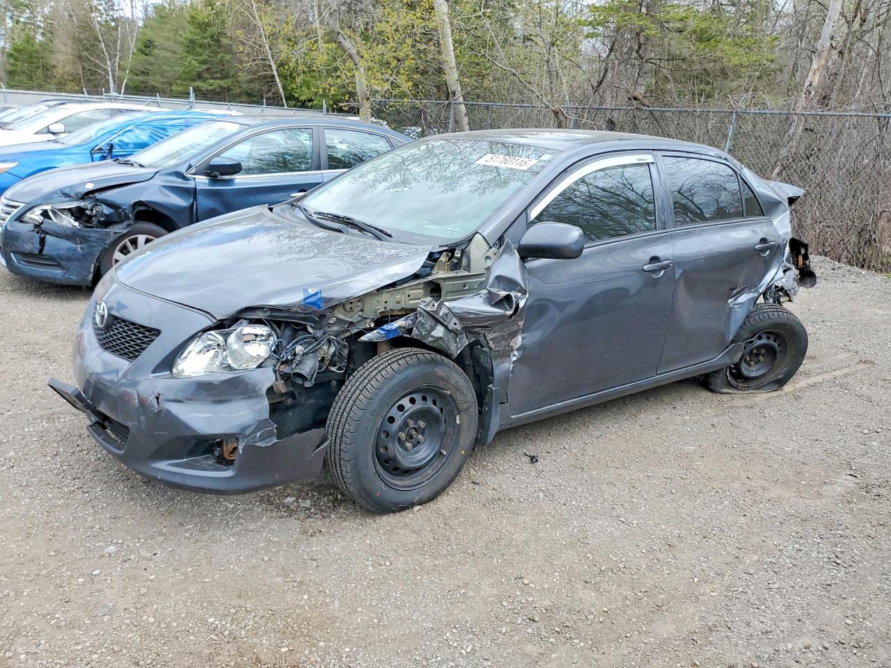 2010 Toyota Corolla Base Gray vin: 2T1BU4EE5AC288923
