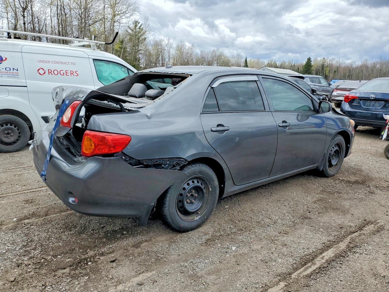2010 Toyota Corolla Base Gray vin: 2T1BU4EE5AC288923