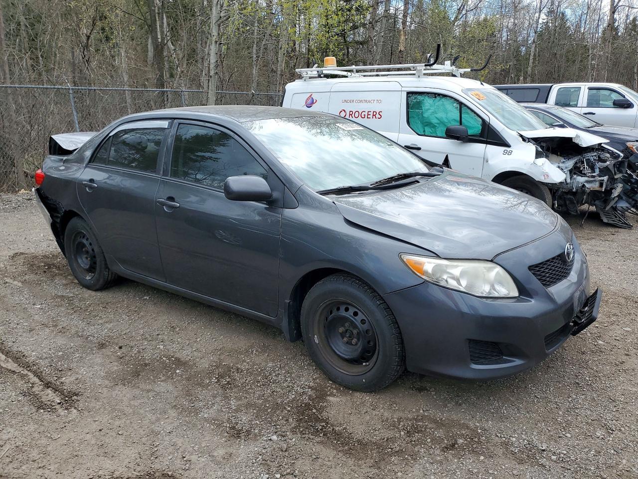 2010 Toyota Corolla Base Gray vin: 2T1BU4EE5AC288923