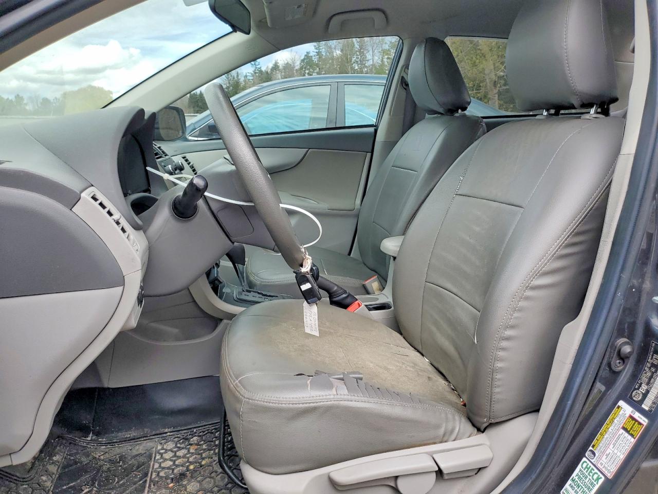 2010 Toyota Corolla Base Gray vin: 2T1BU4EE5AC288923