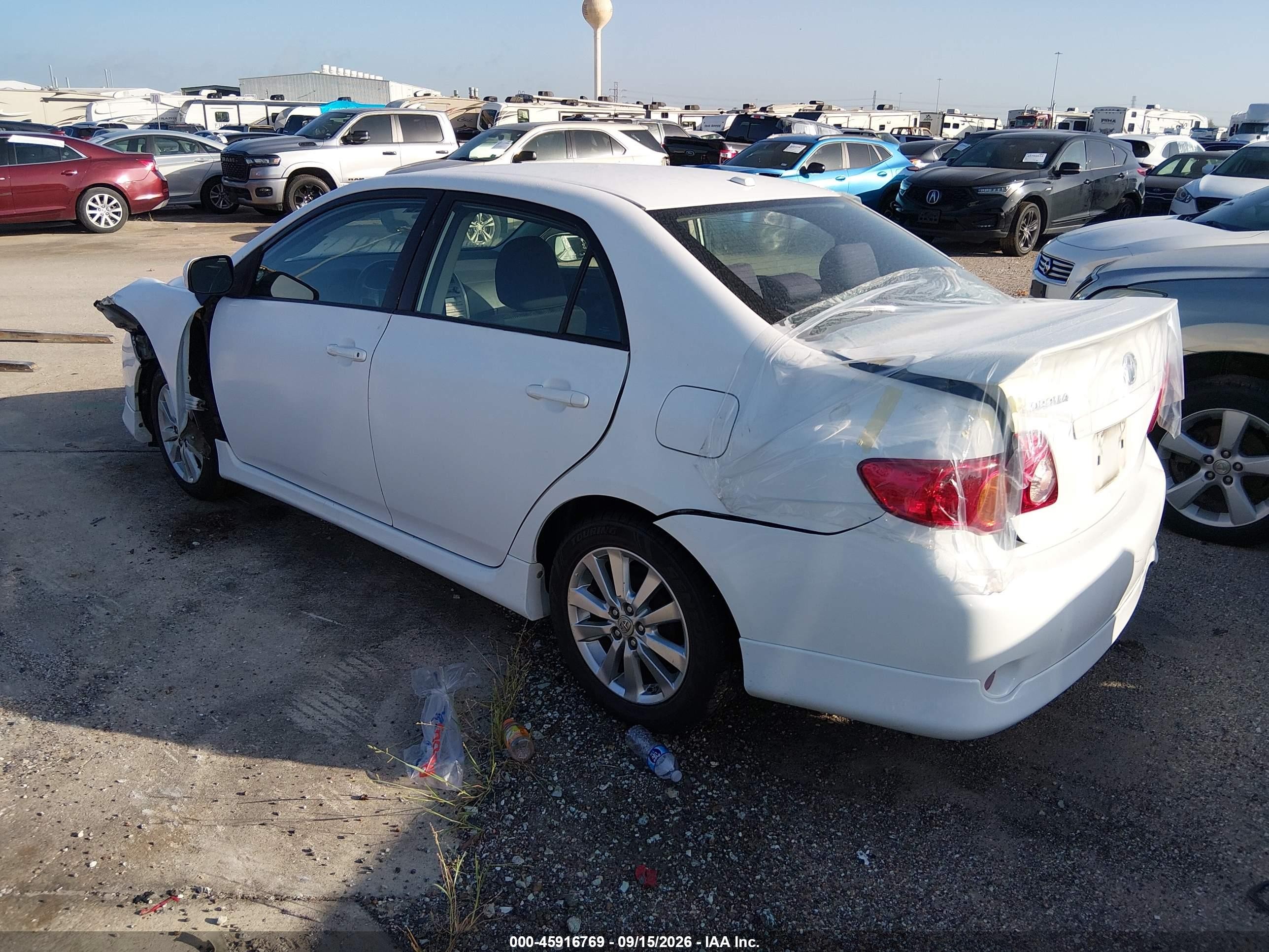 2010 Toyota Corolla S White vin: 2T1BU4EE5AC289697