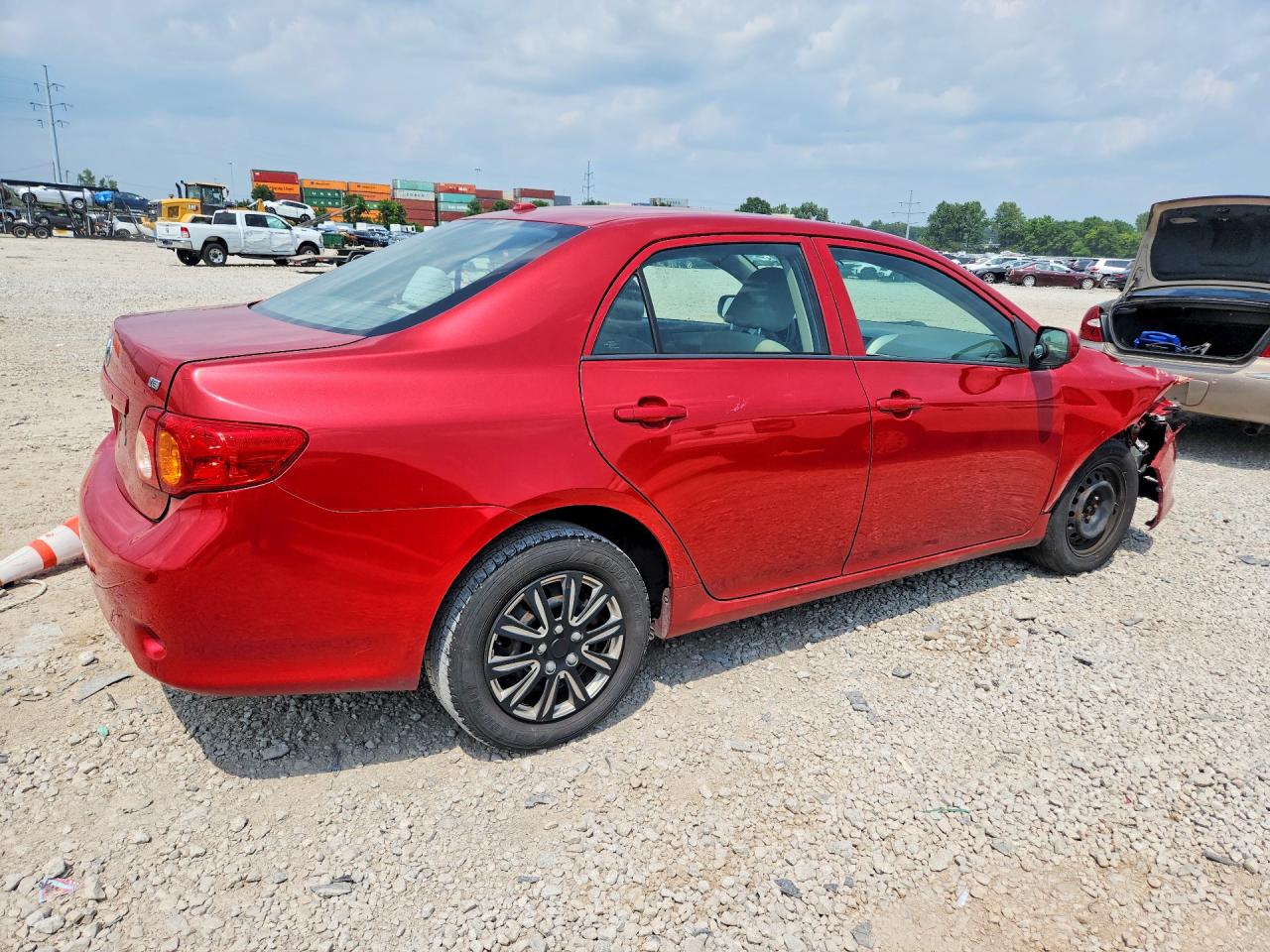 2010 Toyota Corolla Le Red vin: 2T1BU4EE5AC321063