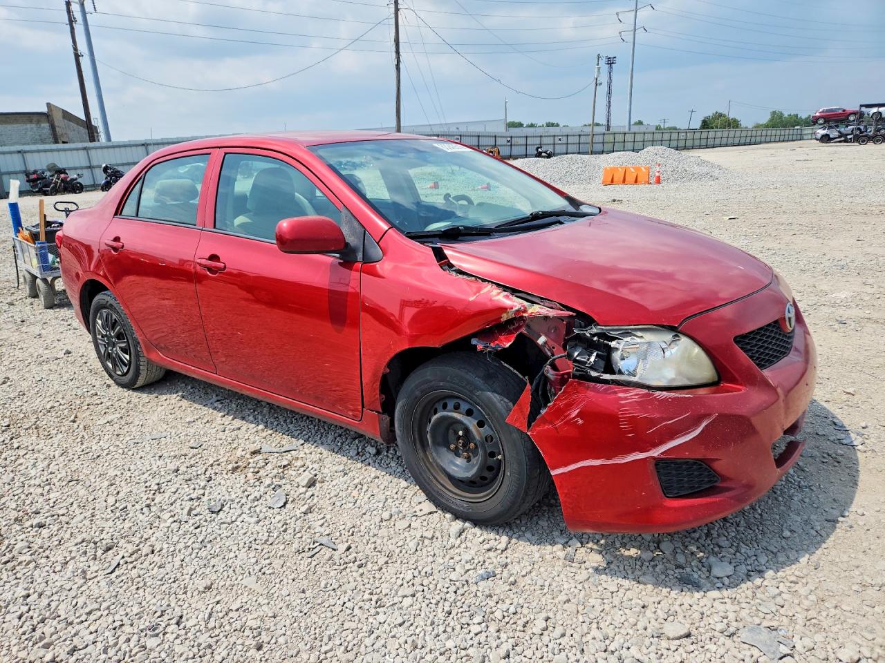 2010 Toyota Corolla Le Red vin: 2T1BU4EE5AC321063