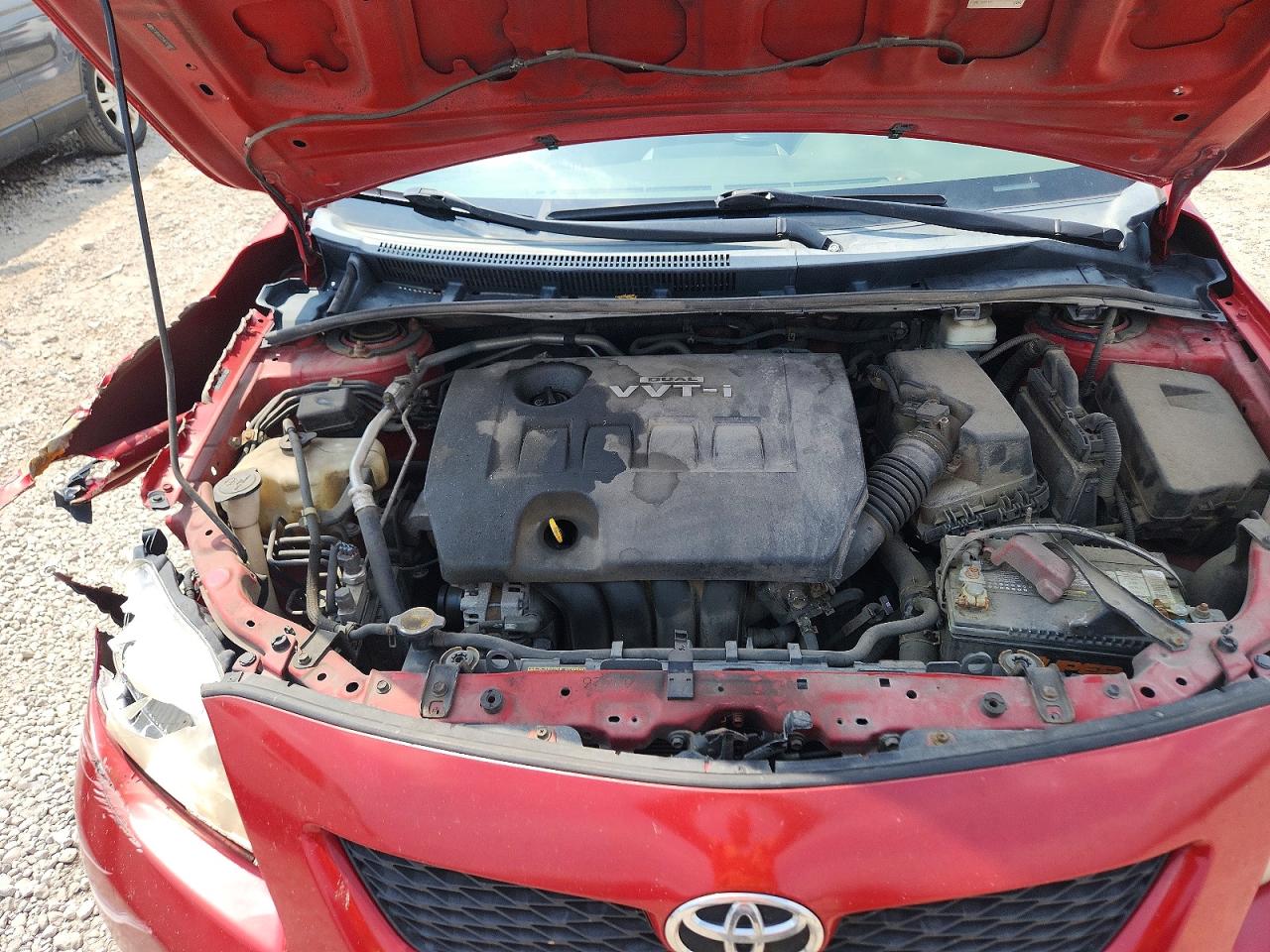 2010 Toyota Corolla Le Red vin: 2T1BU4EE5AC321063