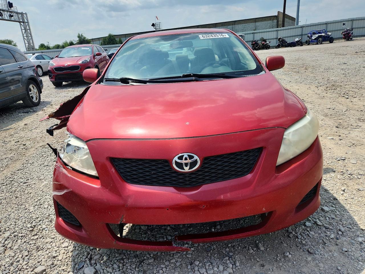 2010 Toyota Corolla Le Red vin: 2T1BU4EE5AC321063
