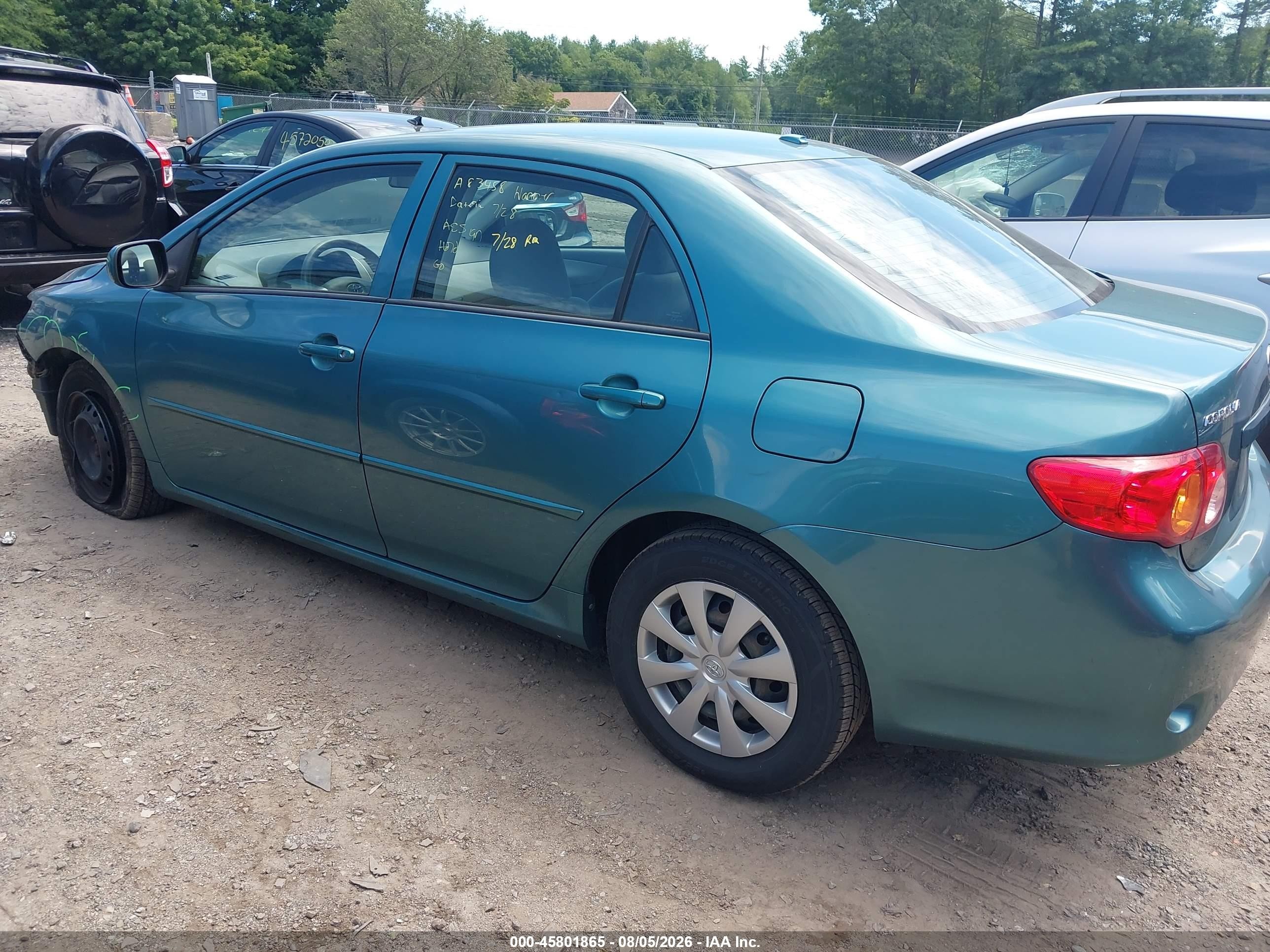 2010 Toyota Corolla Le Green vin: 2T1BU4EE5AC324626