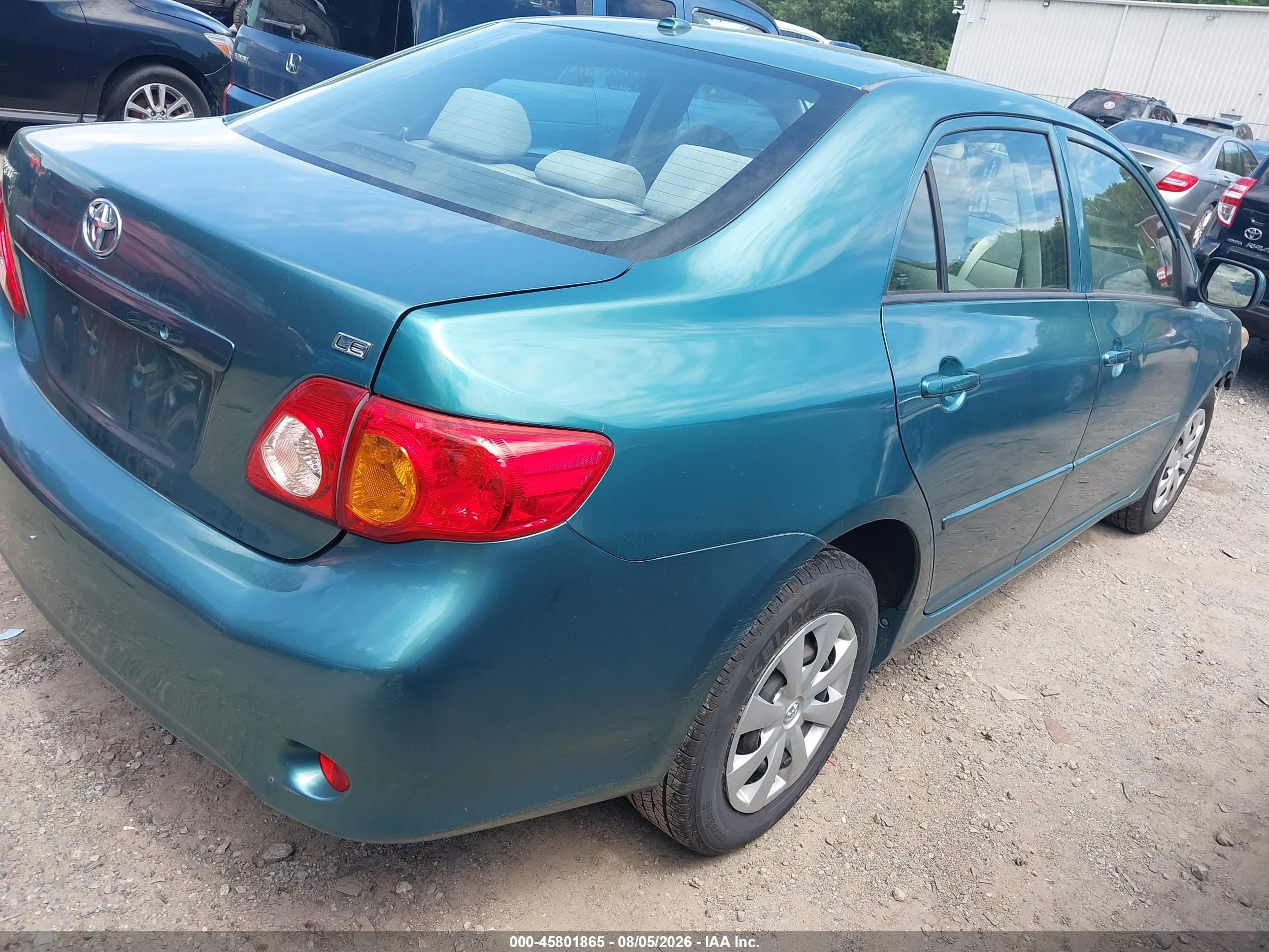 2010 Toyota Corolla Le Green vin: 2T1BU4EE5AC324626
