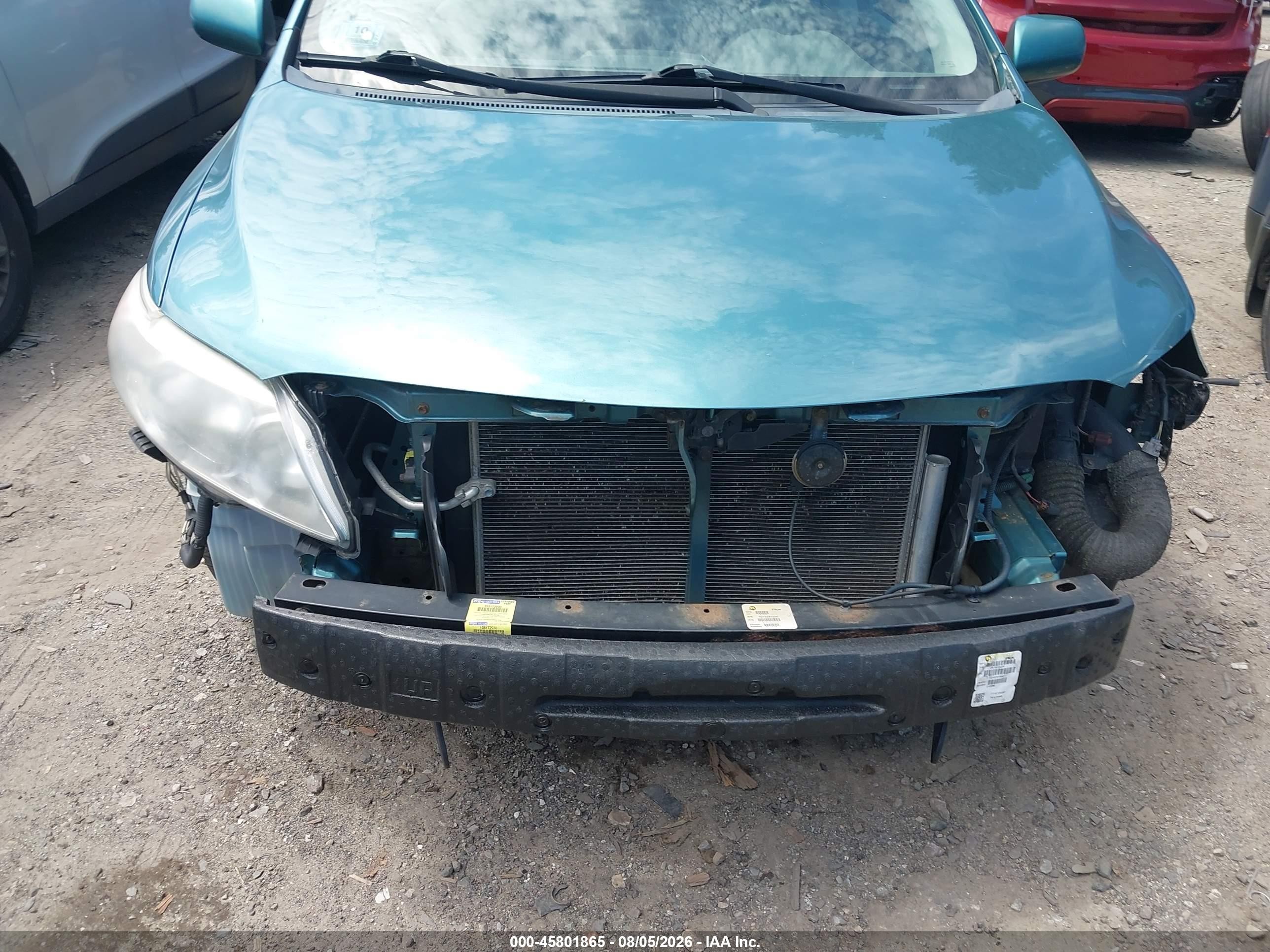 2010 Toyota Corolla Le Green vin: 2T1BU4EE5AC324626