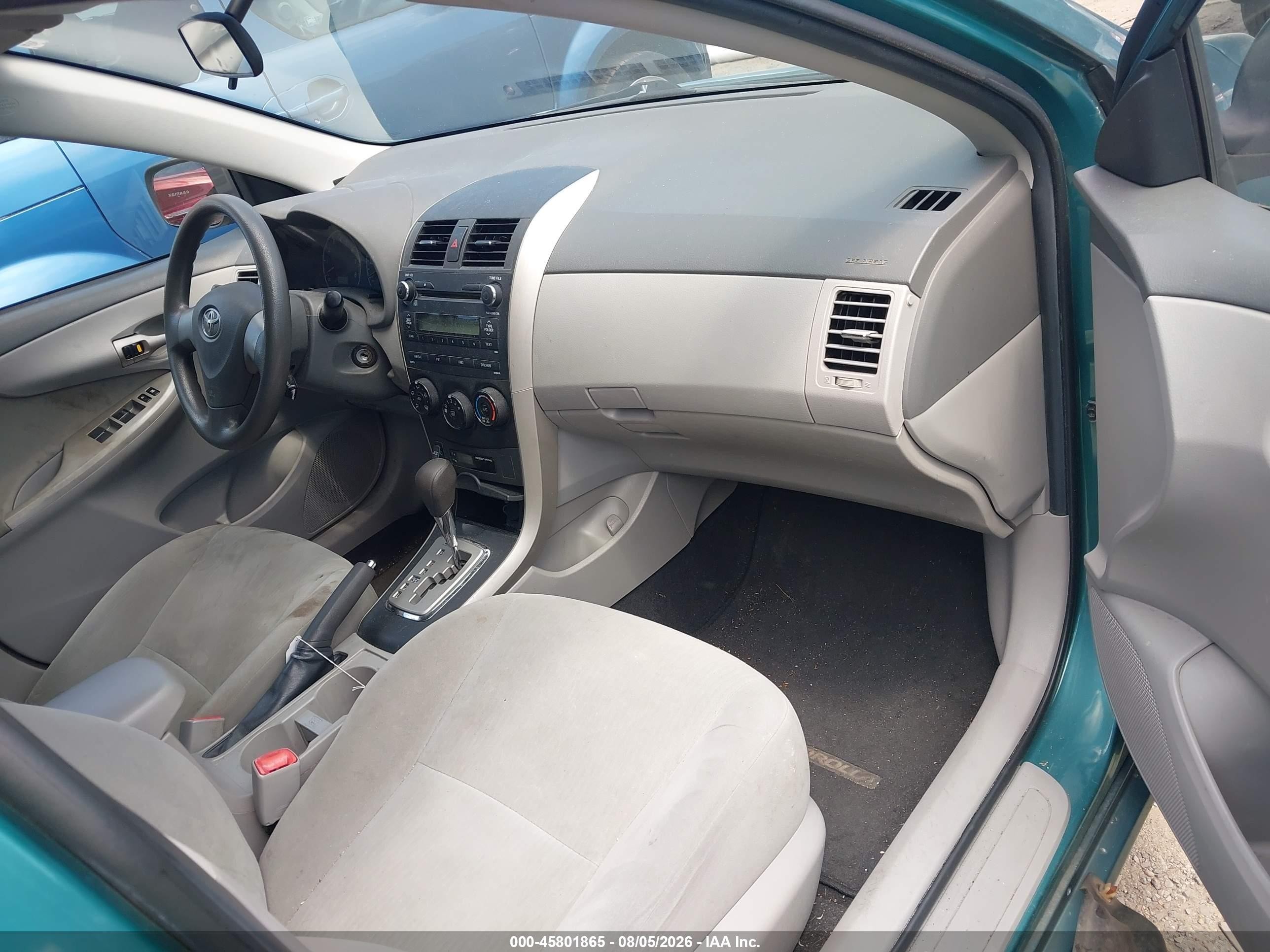 2010 Toyota Corolla Le Green vin: 2T1BU4EE5AC324626