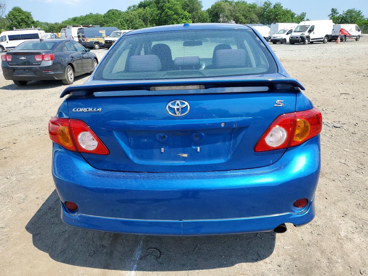2010 Toyota Corolla S Blue vin: 2T1BU4EE5AC331544