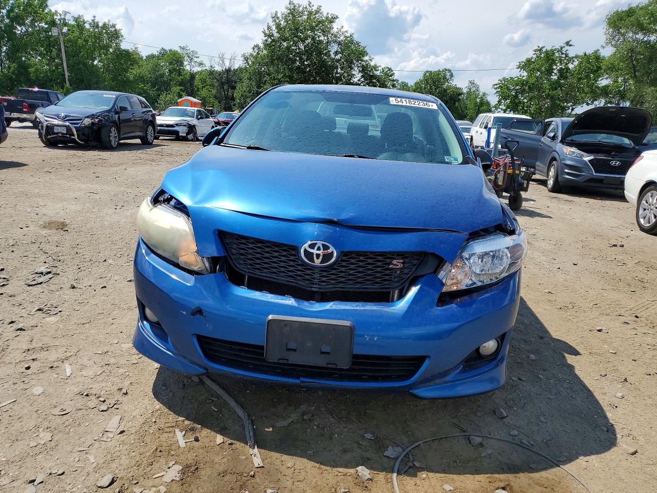 2010 Toyota Corolla S Blue vin: 2T1BU4EE5AC331544