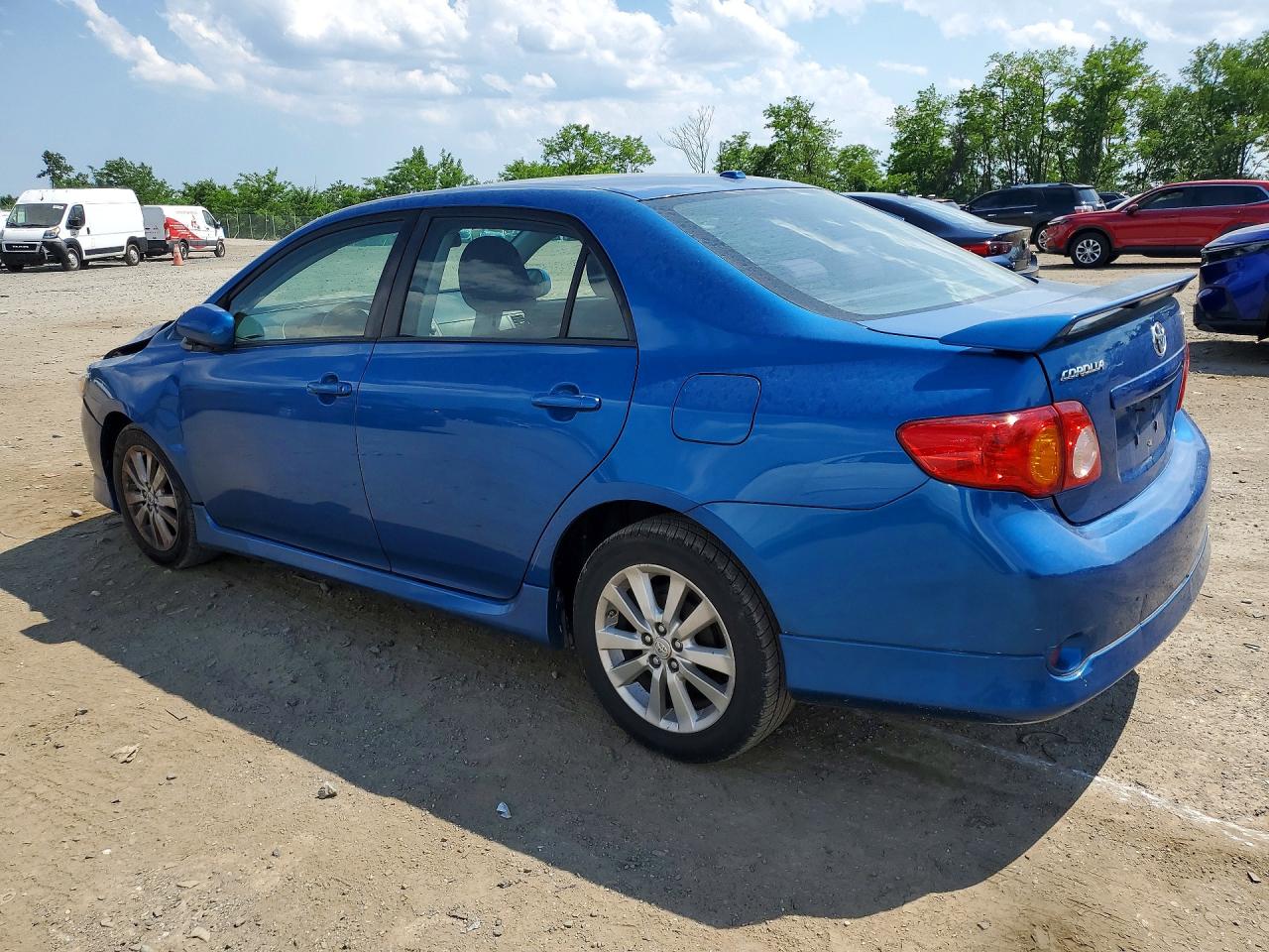 2010 Toyota Corolla S Blue vin: 2T1BU4EE5AC331544