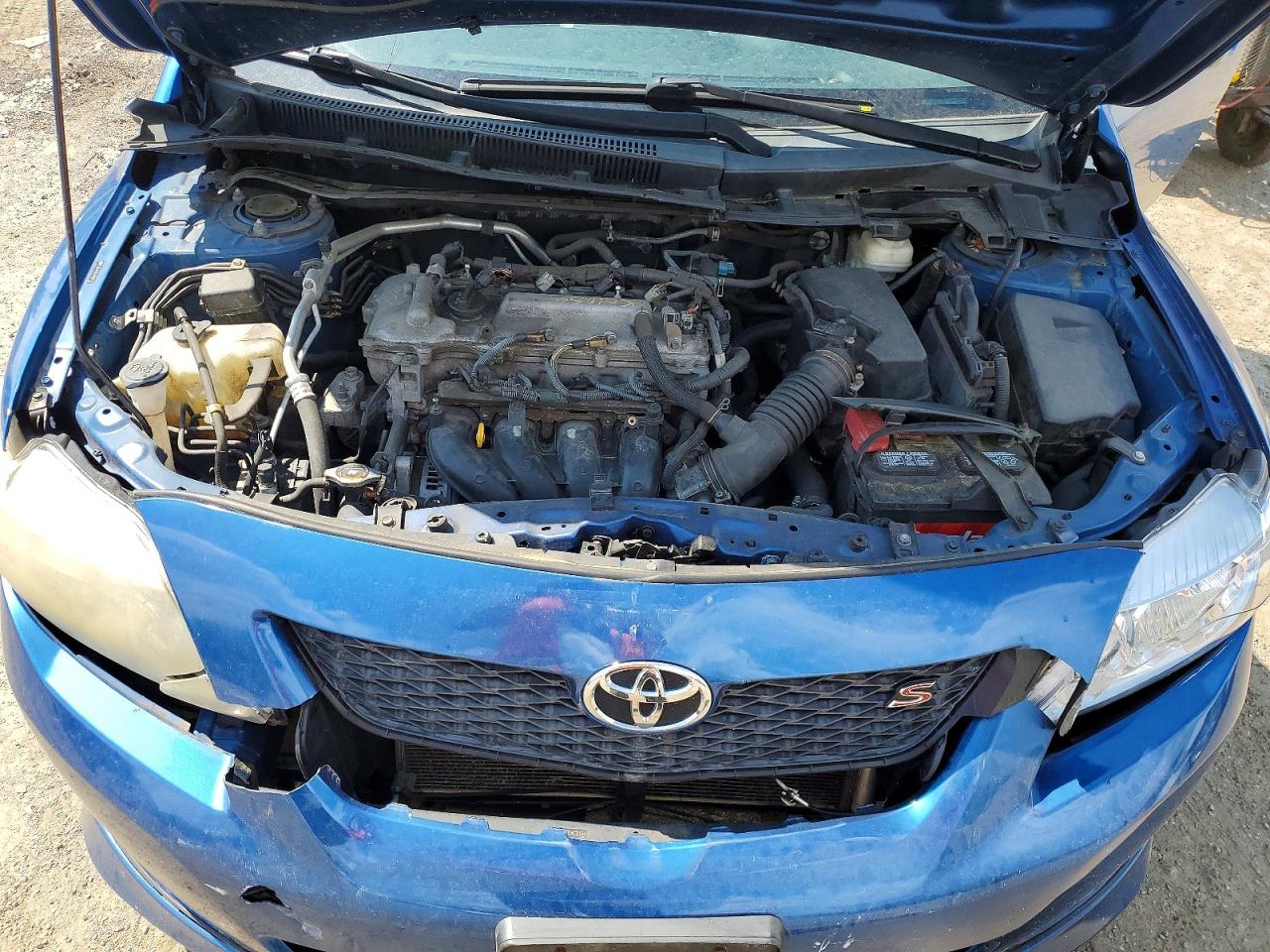 2010 Toyota Corolla S Blue vin: 2T1BU4EE5AC331544
