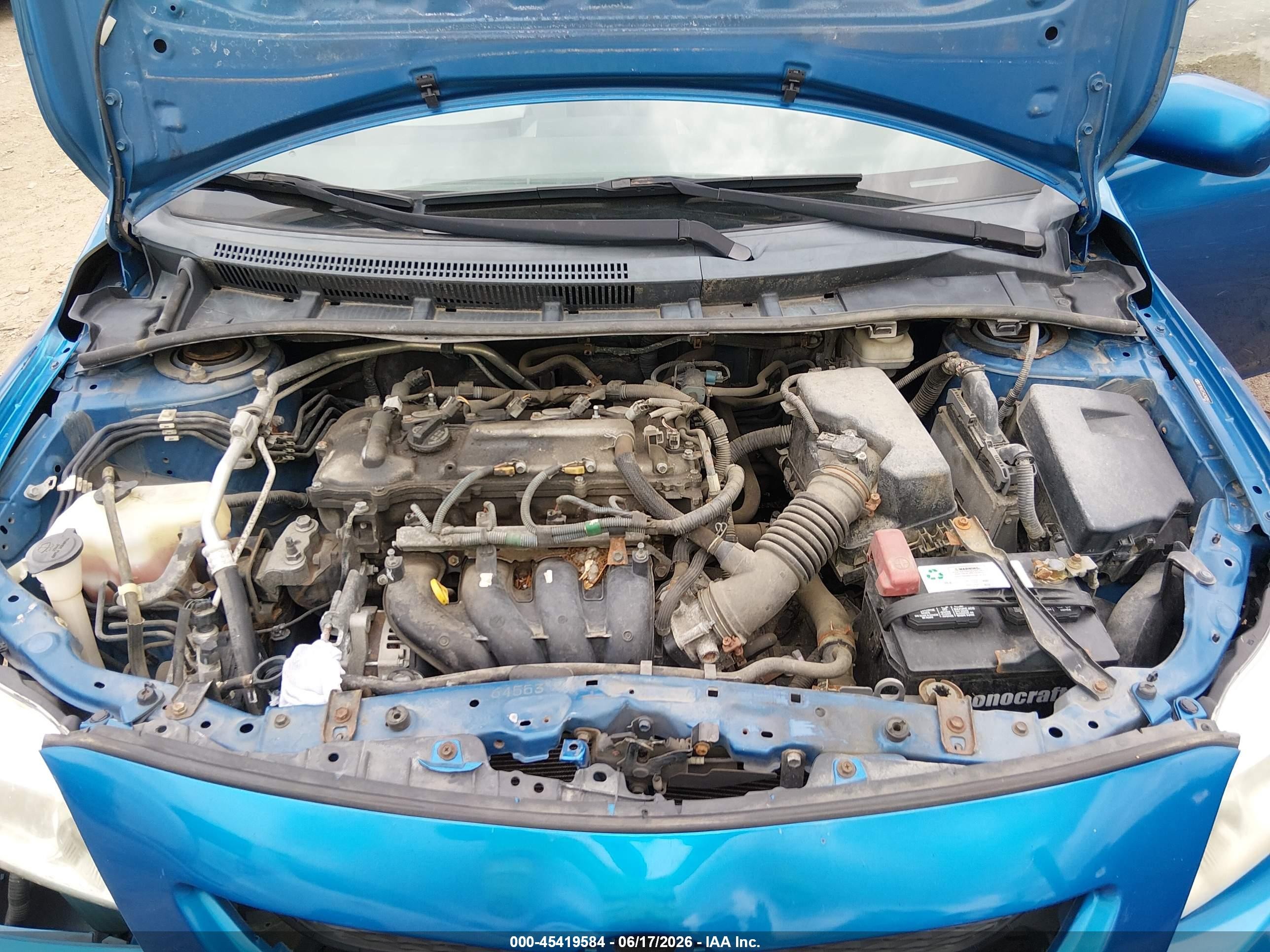 2010 Toyota Corolla Le Blue vin: 2T1BU4EE5AC340941