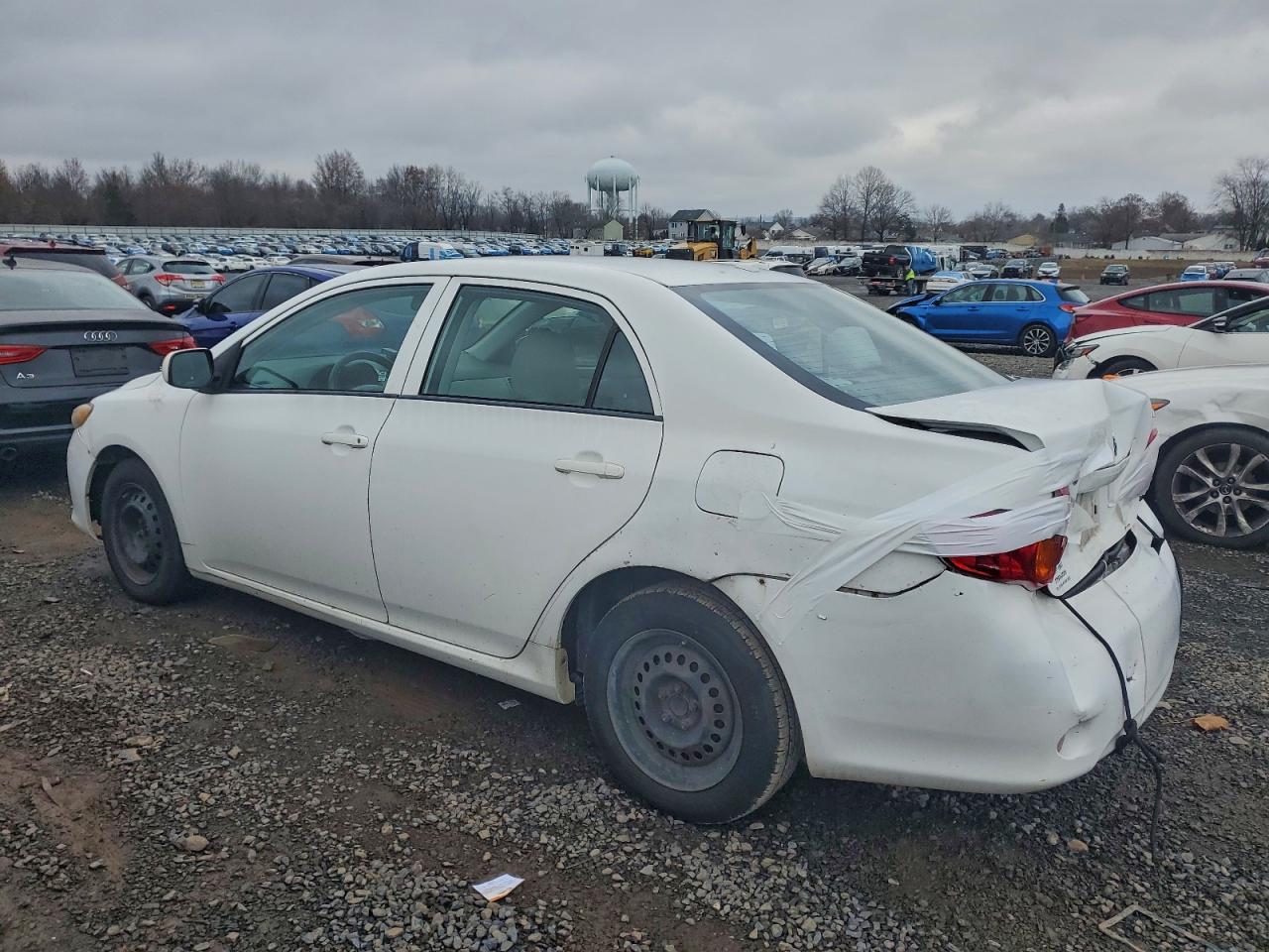 2010 Toyota Corolla Base Белый vin: 2T1BU4EE5AC350952