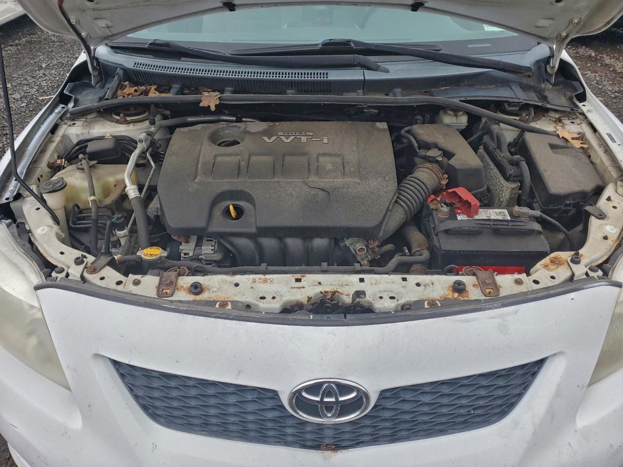 2010 Toyota Corolla Base Белый vin: 2T1BU4EE5AC350952