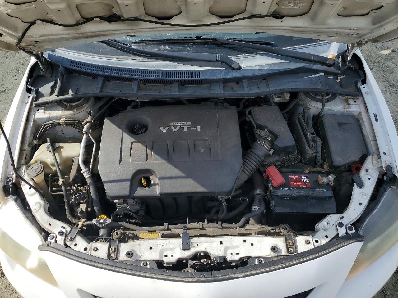 2010 Toyota Corolla S Белый vin: 2T1BU4EE5AC378539