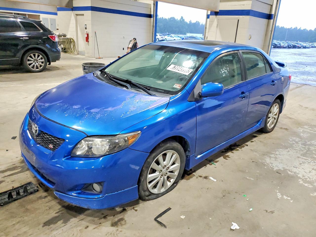 2010 Toyota Corolla S Blue vin: 2T1BU4EE5AC392067