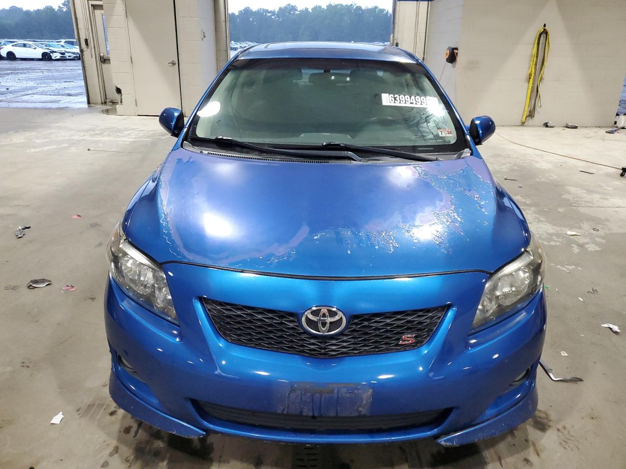 2010 Toyota Corolla S Blue vin: 2T1BU4EE5AC392067 Damage: Left Head Lamp, Faded, Repair Required