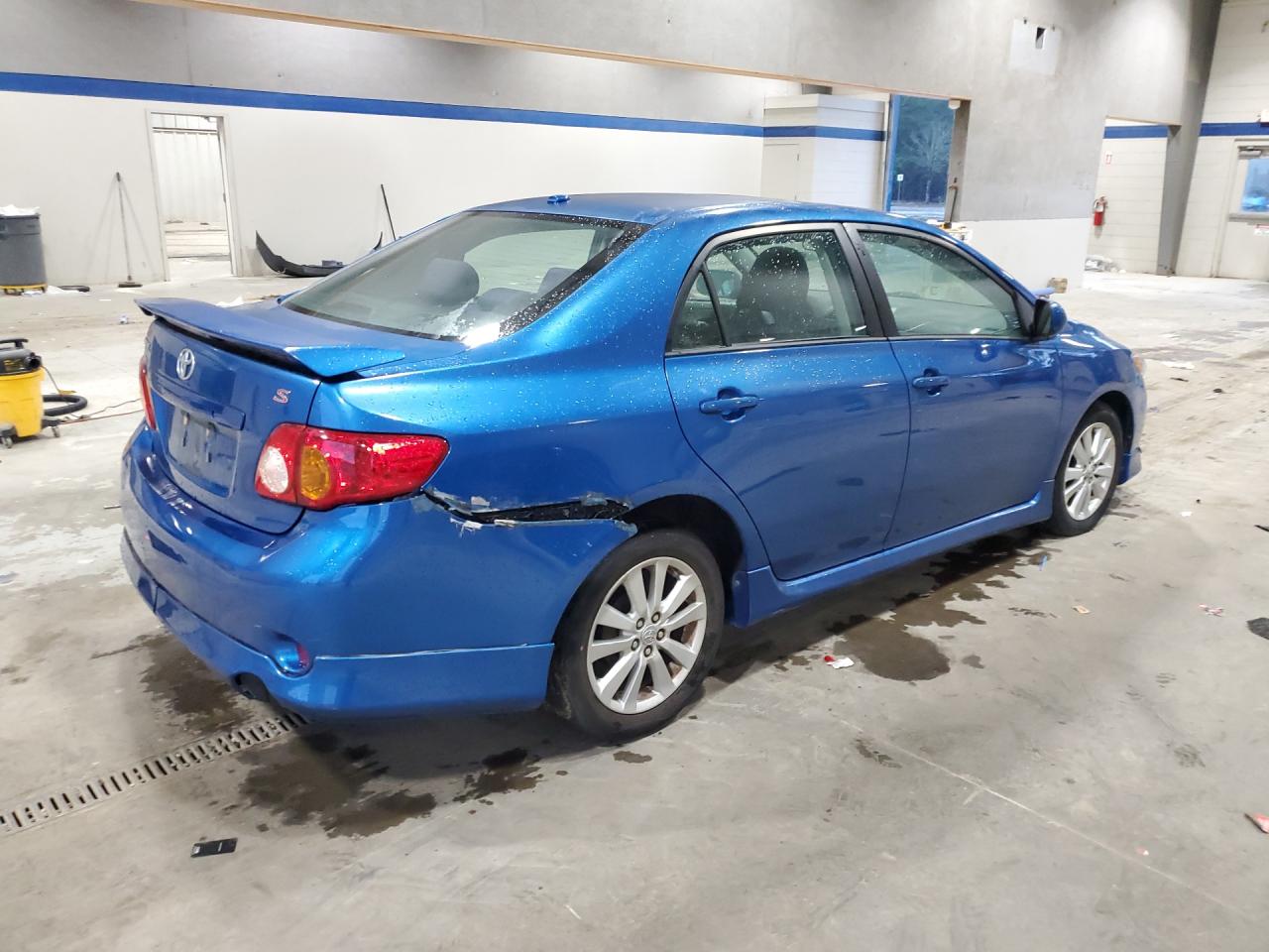 2010 Toyota Corolla S Blue vin: 2T1BU4EE5AC392067 Damage: Right Qtr Panel, Dent(S) W/ Paint Dmg, 8 To 9 Inches