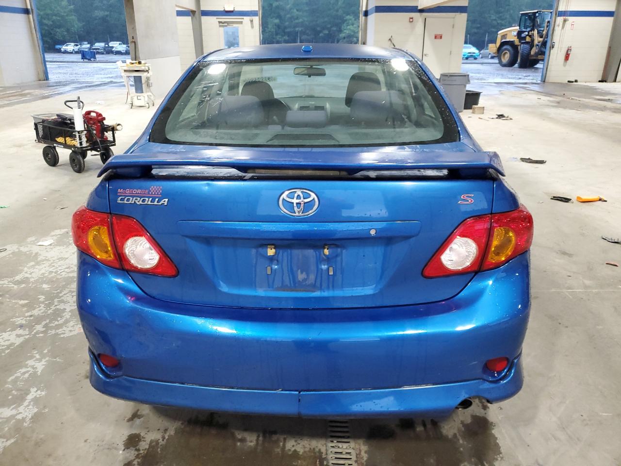 2010 Toyota Corolla S Blue vin: 2T1BU4EE5AC392067 Damage: Deck Lid, Dent(S) W/ Paint Dmg, 1 To 2 Inches