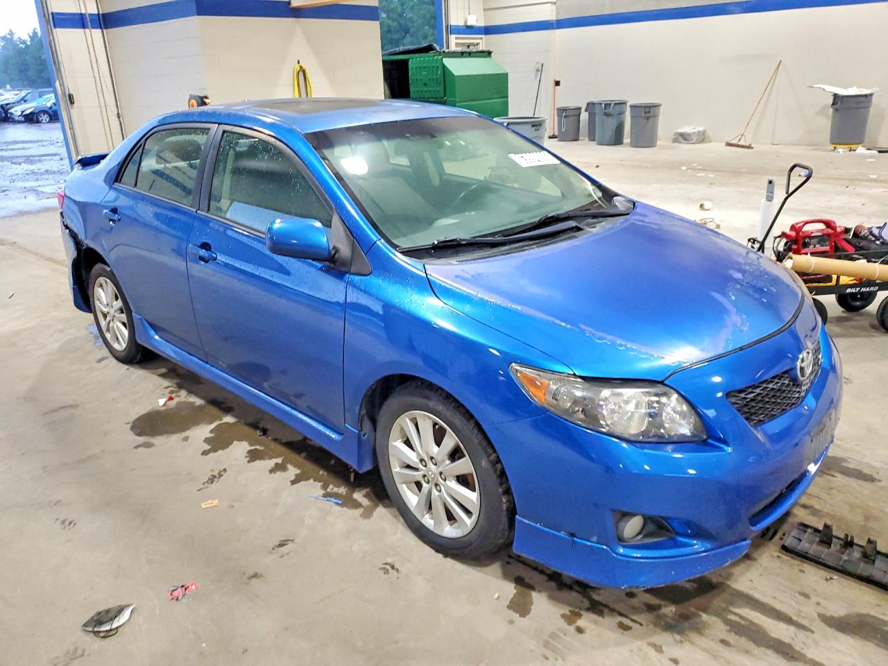 2010 Toyota Corolla S Blue vin: 2T1BU4EE5AC392067