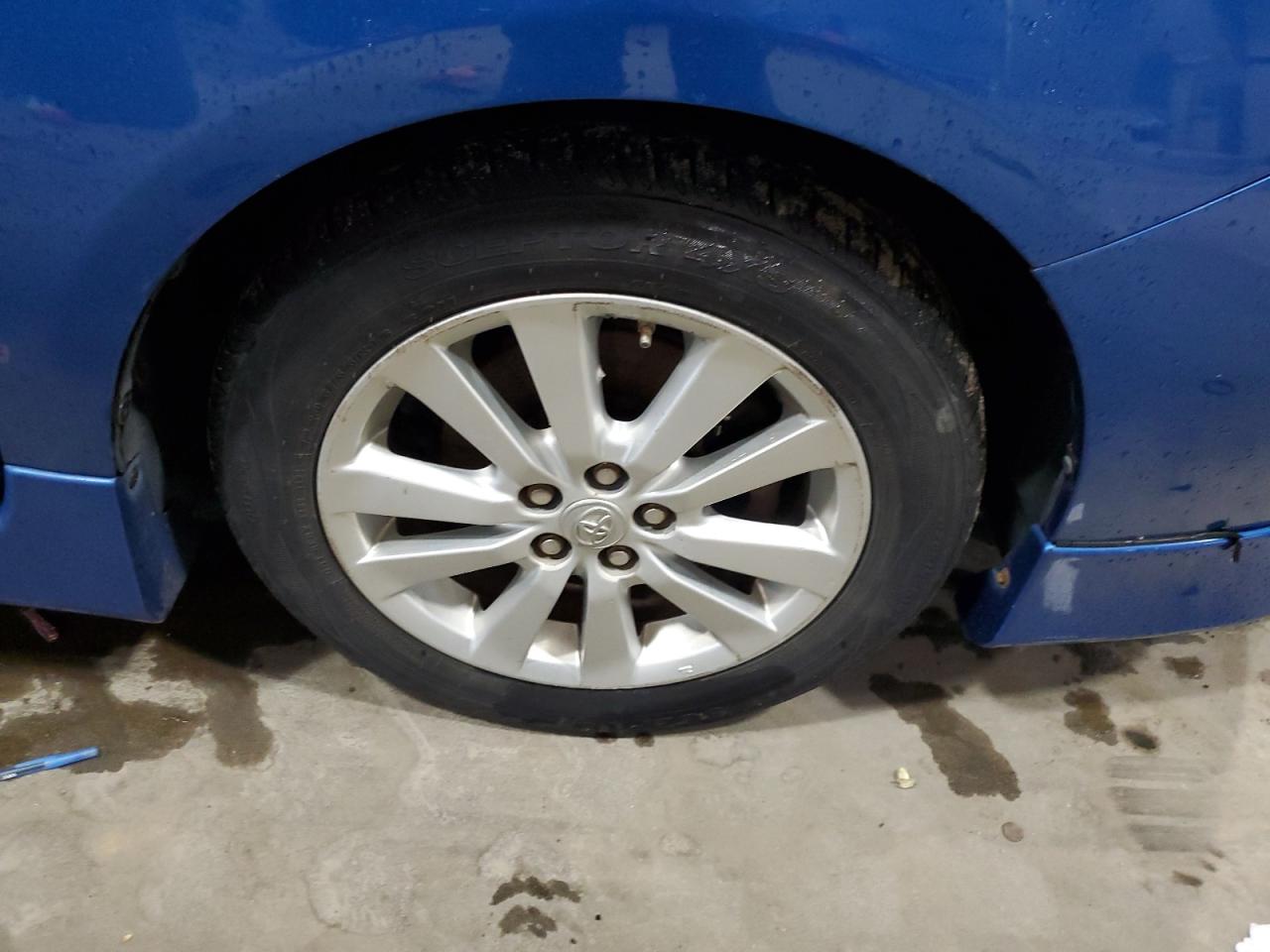2010 Toyota Corolla S Blue vin: 2T1BU4EE5AC392067 Damage: Right Front Wheel, Curb Rash, > 12 Inches