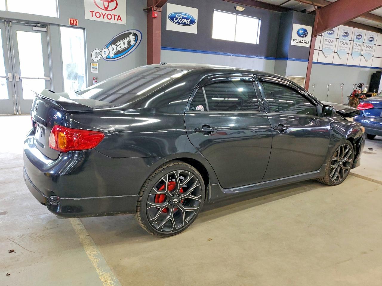 2010 Toyota Corolla S Black vin: 2T1BU4EE5AC406520