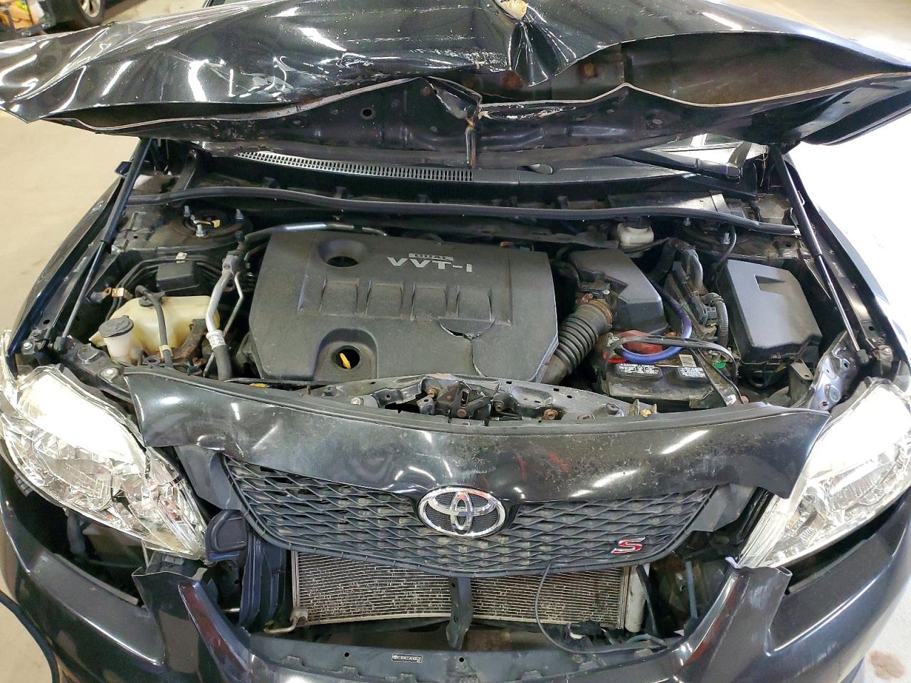 2010 Toyota Corolla S Black vin: 2T1BU4EE5AC406520