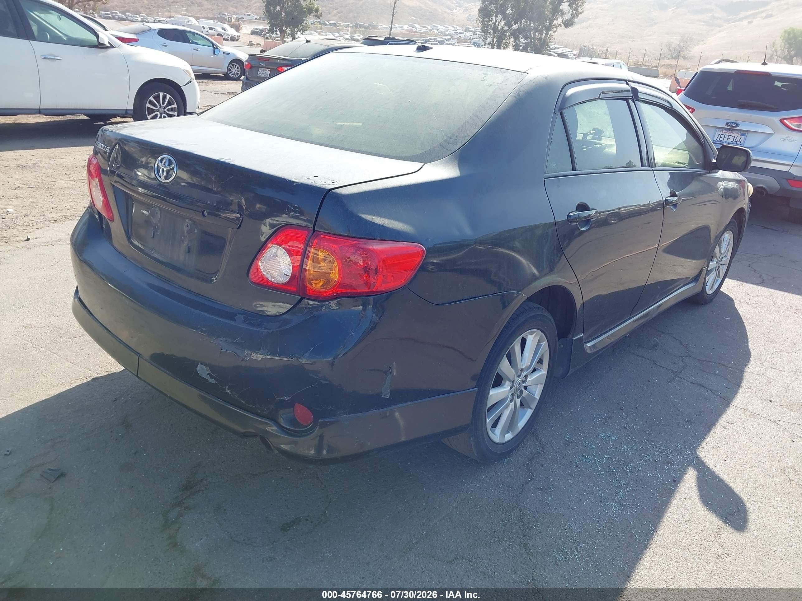 2010 Toyota Corolla S Серый vin: 2T1BU4EE5AC407313