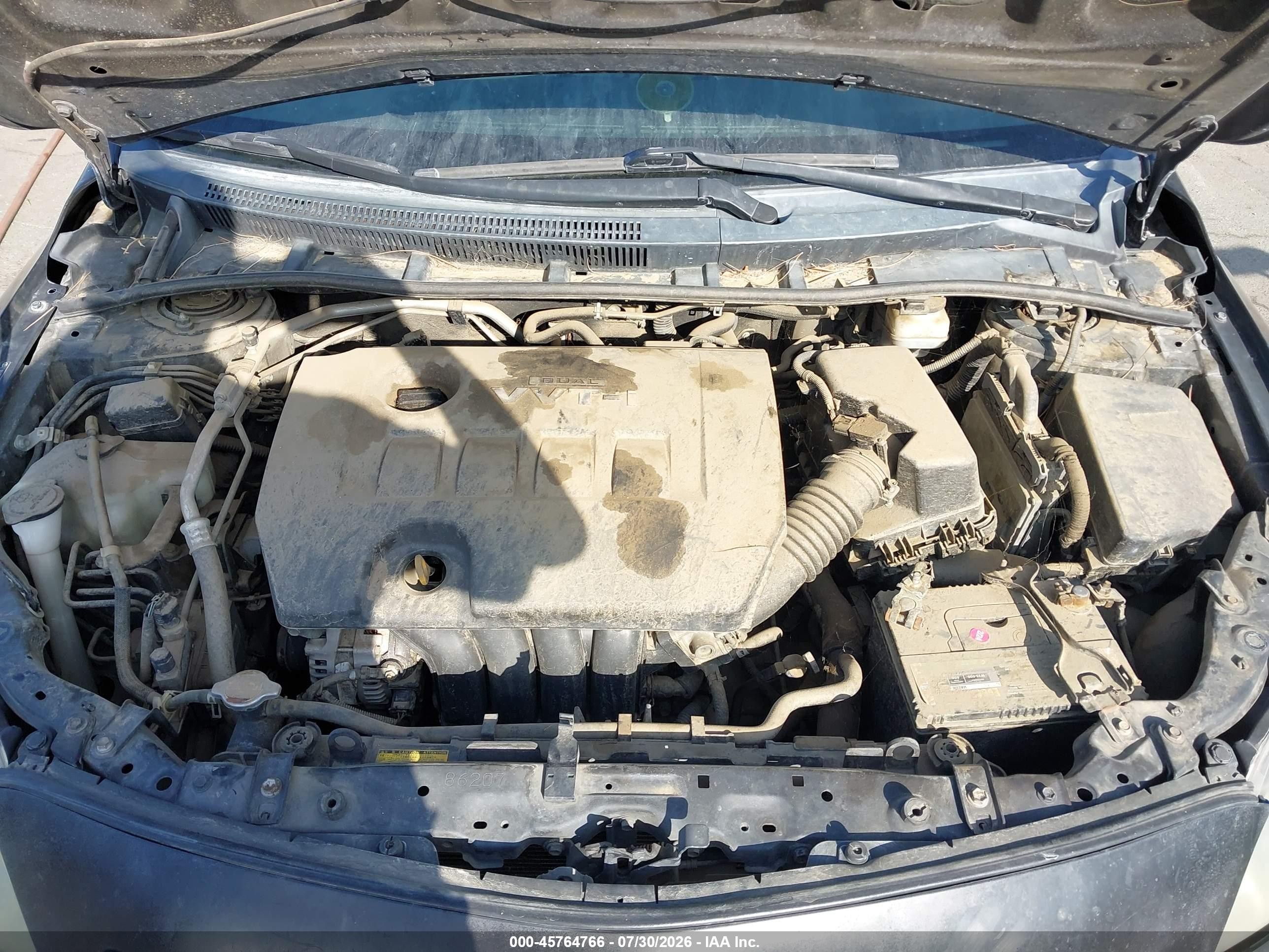 2010 Toyota Corolla S Серый vin: 2T1BU4EE5AC407313