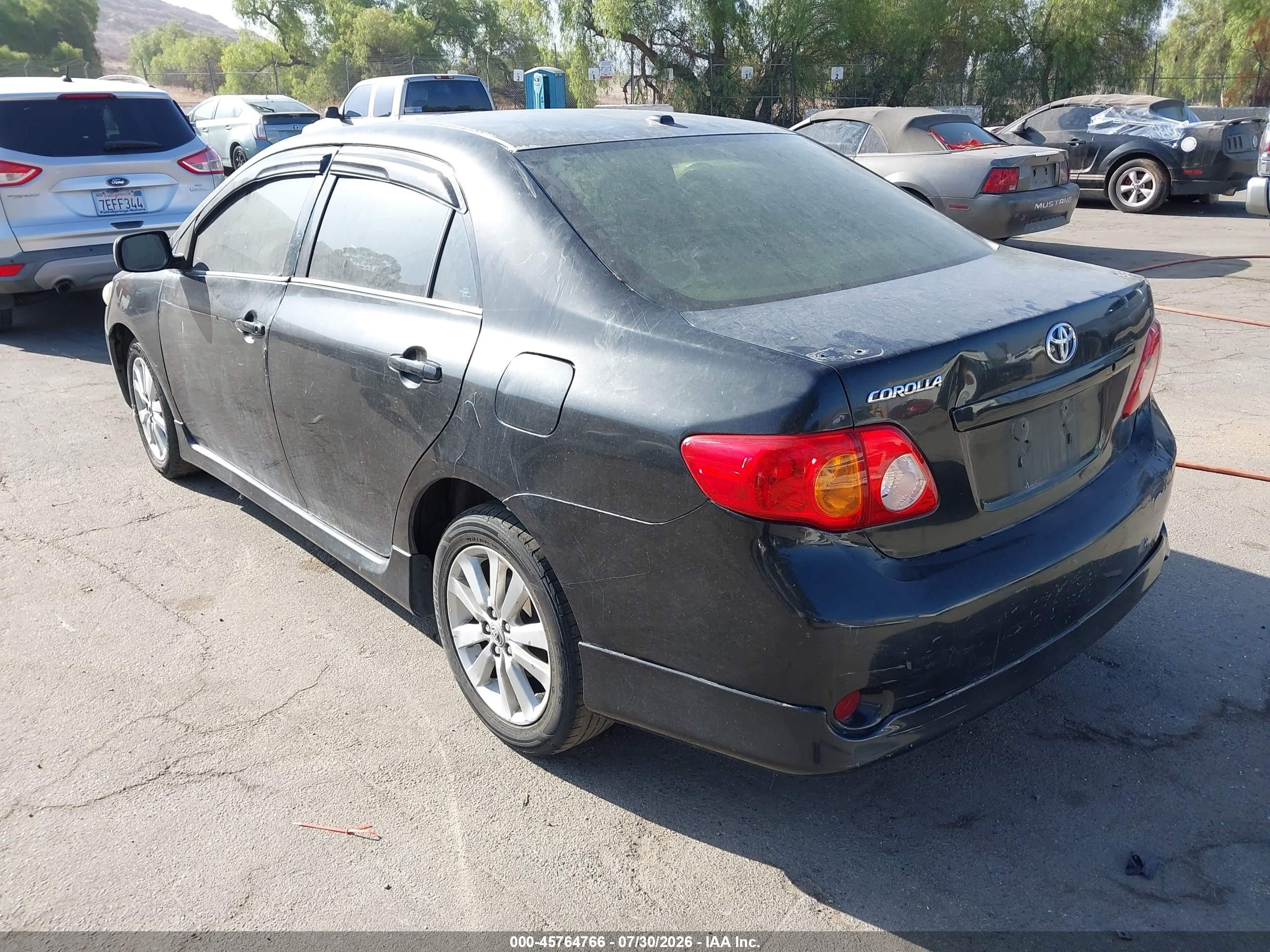 2010 Toyota Corolla S Серый vin: 2T1BU4EE5AC407313