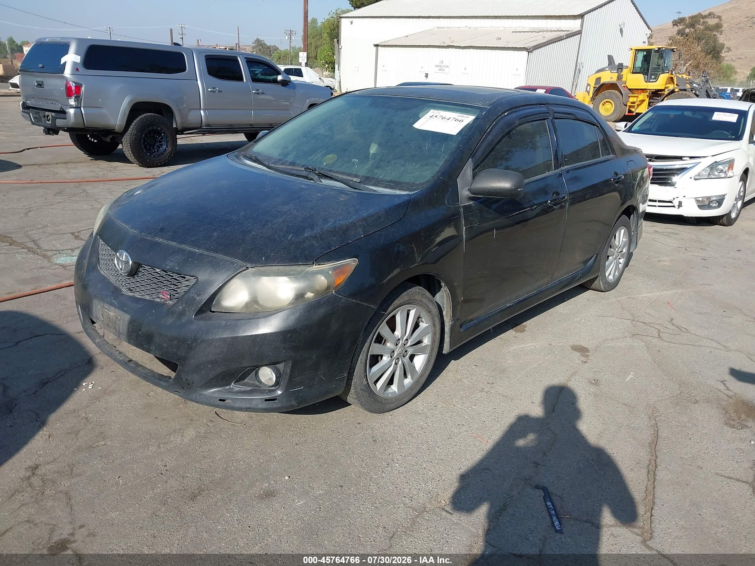 2010 Toyota Corolla S Серый vin: 2T1BU4EE5AC407313