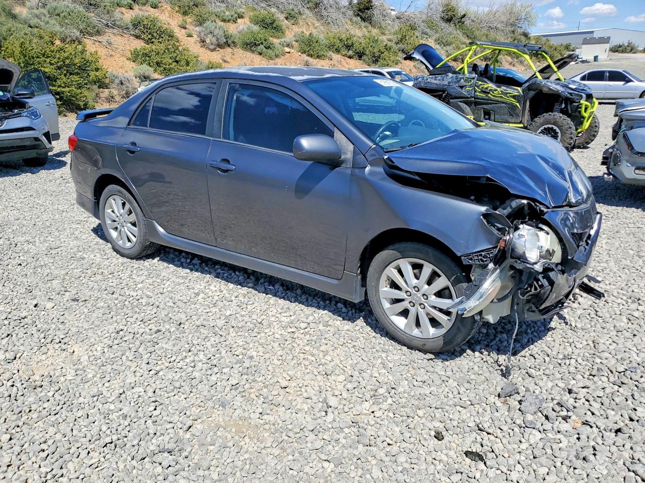 2010 Toyota Corolla S Charcoal vin: 2T1BU4EE5AC420255