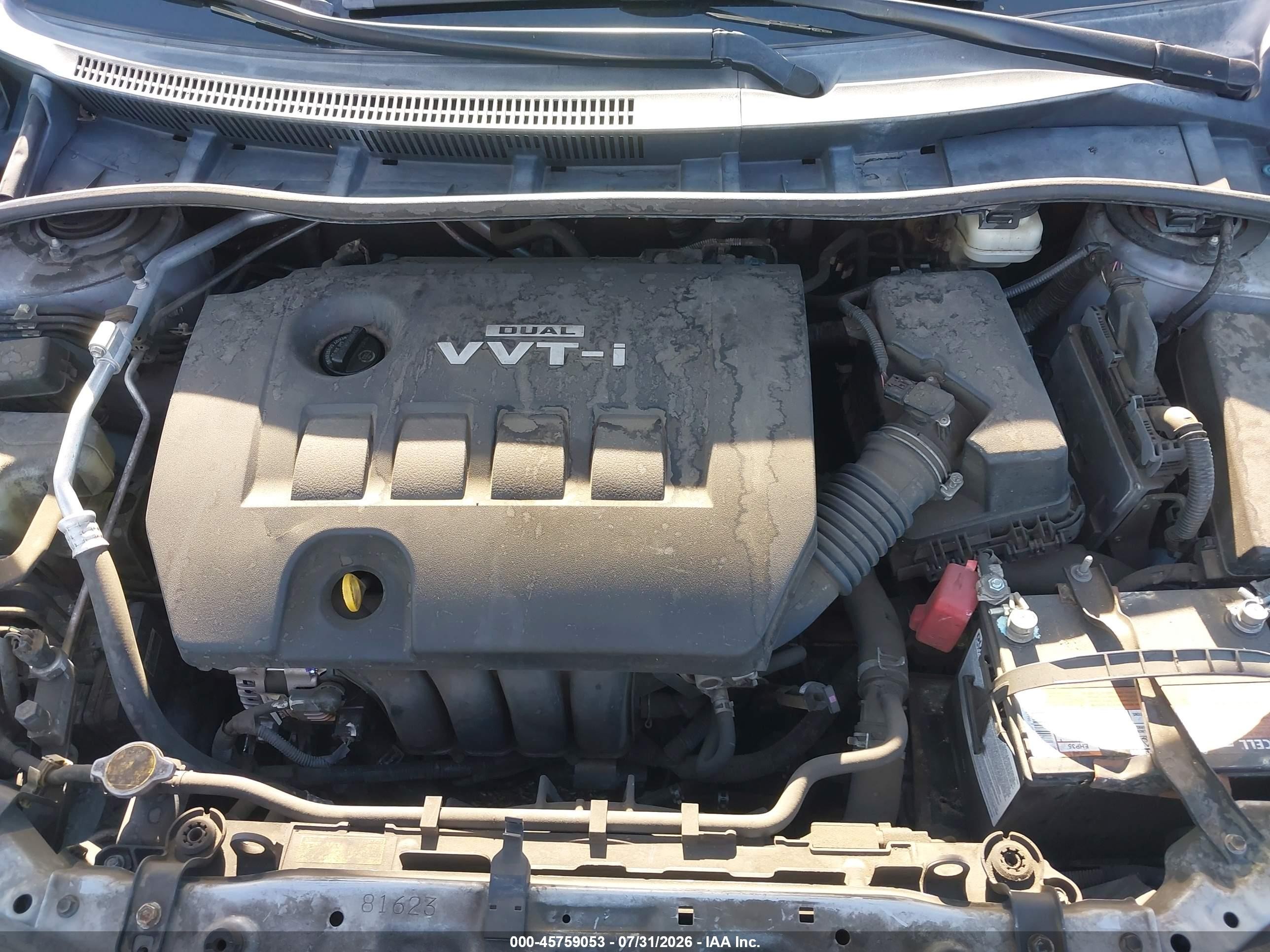 2010 Toyota Corolla S Silver vin: 2T1BU4EE5AC450954