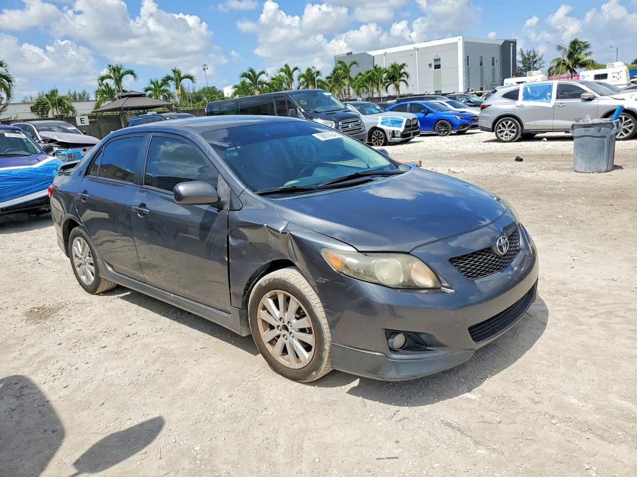 2010 Toyota Corolla S Gray vin: 2T1BU4EE5AC455264