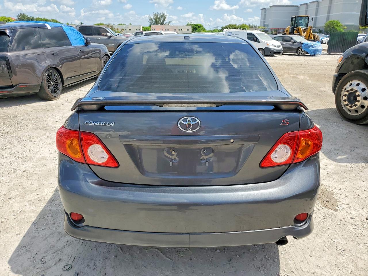 2010 Toyota Corolla S Gray vin: 2T1BU4EE5AC455264